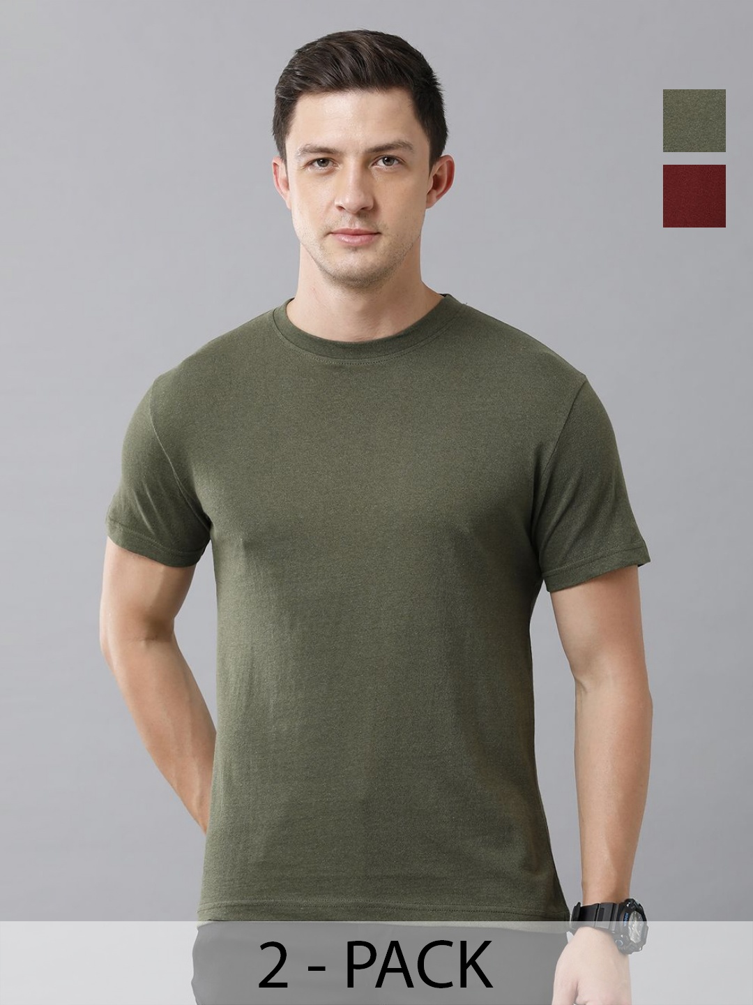 

Moda Rapido Men 2 Printed T-shirt, Multi