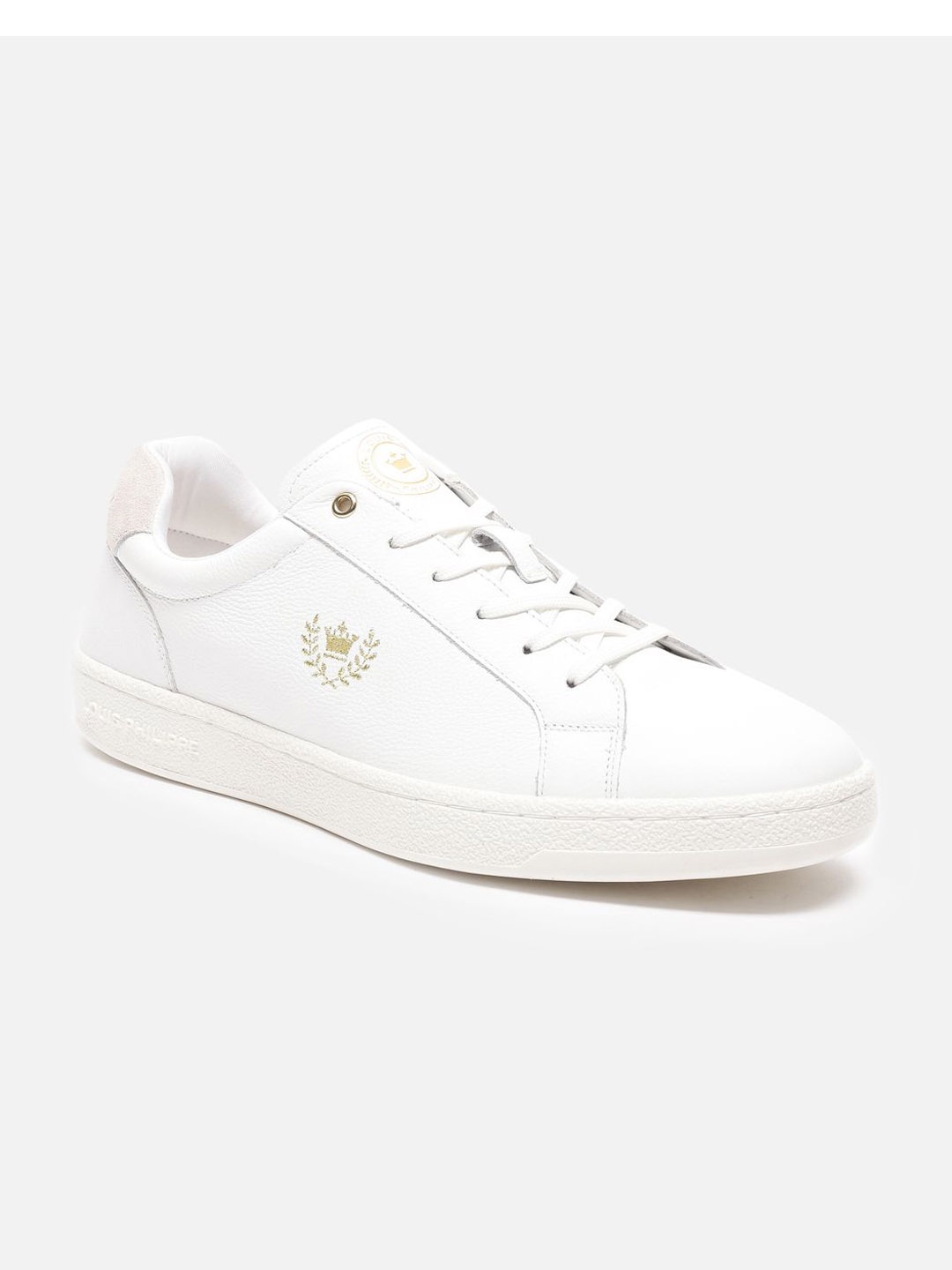 

Louis Philippe Sport Men Perforations Leather Sneakers, White