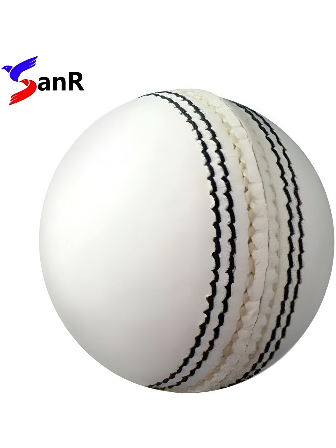 

HackerX Leather Sports Cricket Ball, White