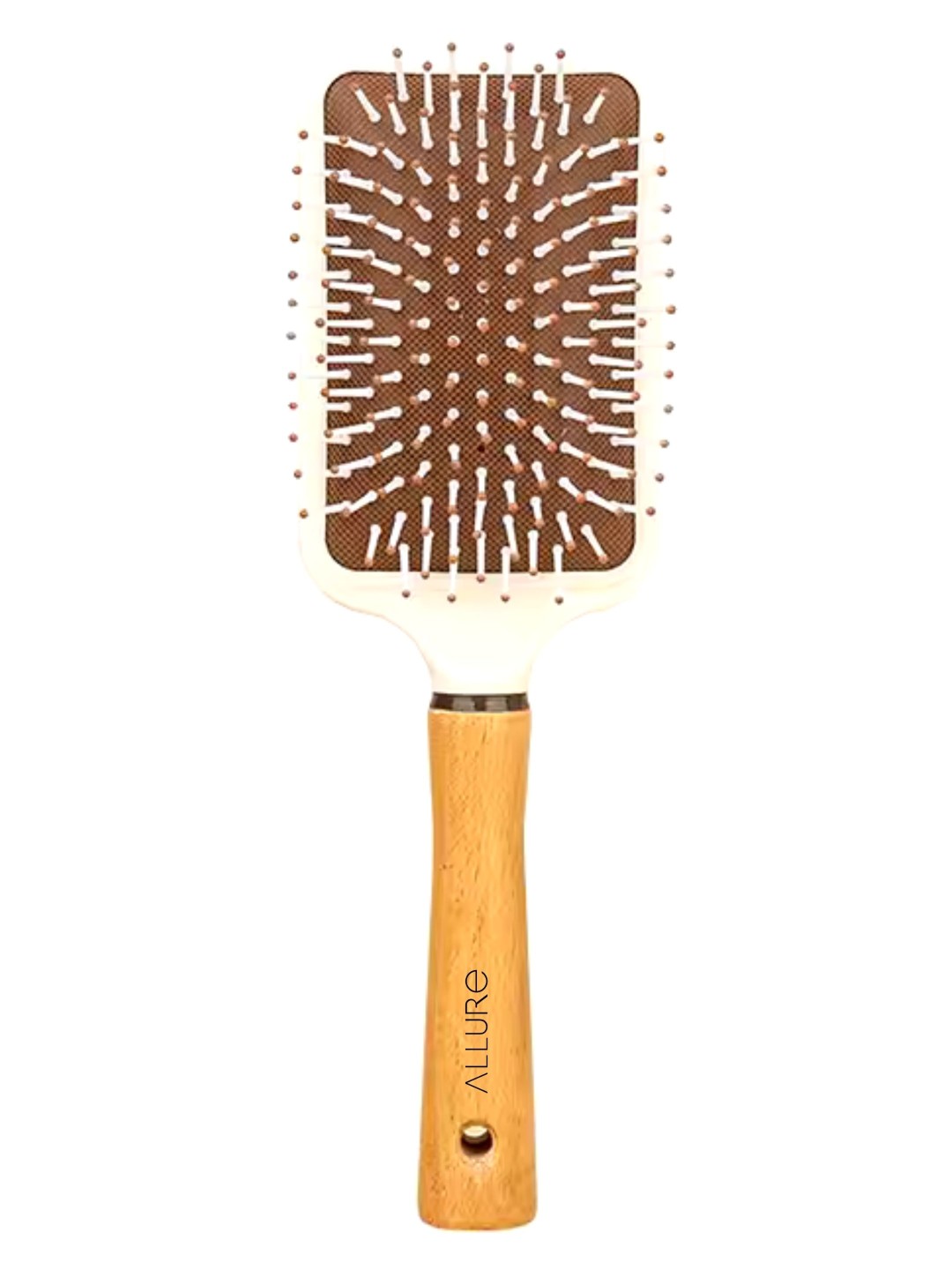 

ALLURE Professional Wooden Bristle Paddle Brush- PHB-09 - Assorted