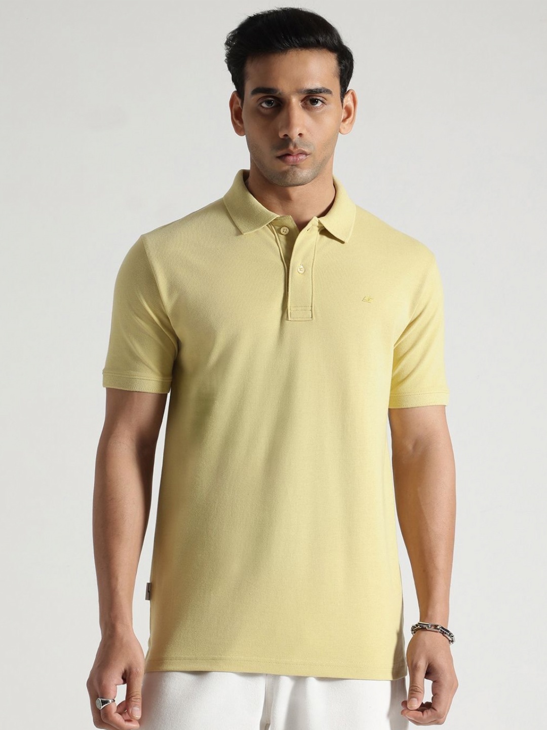 

Code 61 Men Brand Logo Cool Max T-shirt, Yellow