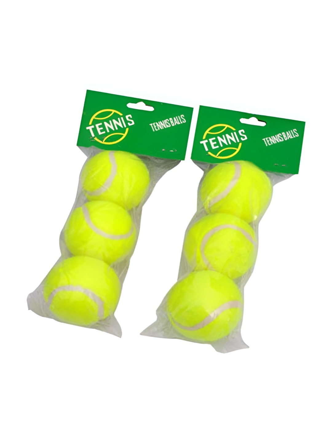 

HackerX 6Pcs Fuzzy Sports Tennis Ball, Yellow
