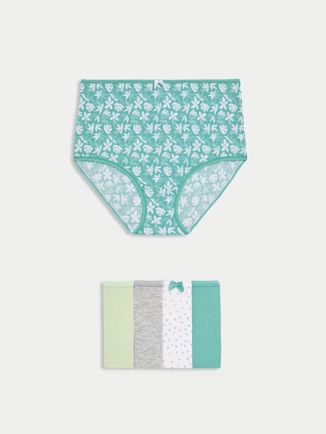 

Marks & Spencer Pack Of 5 Printed Boy Shorts Briefs T615105XBRIGHT AQUA, Blue