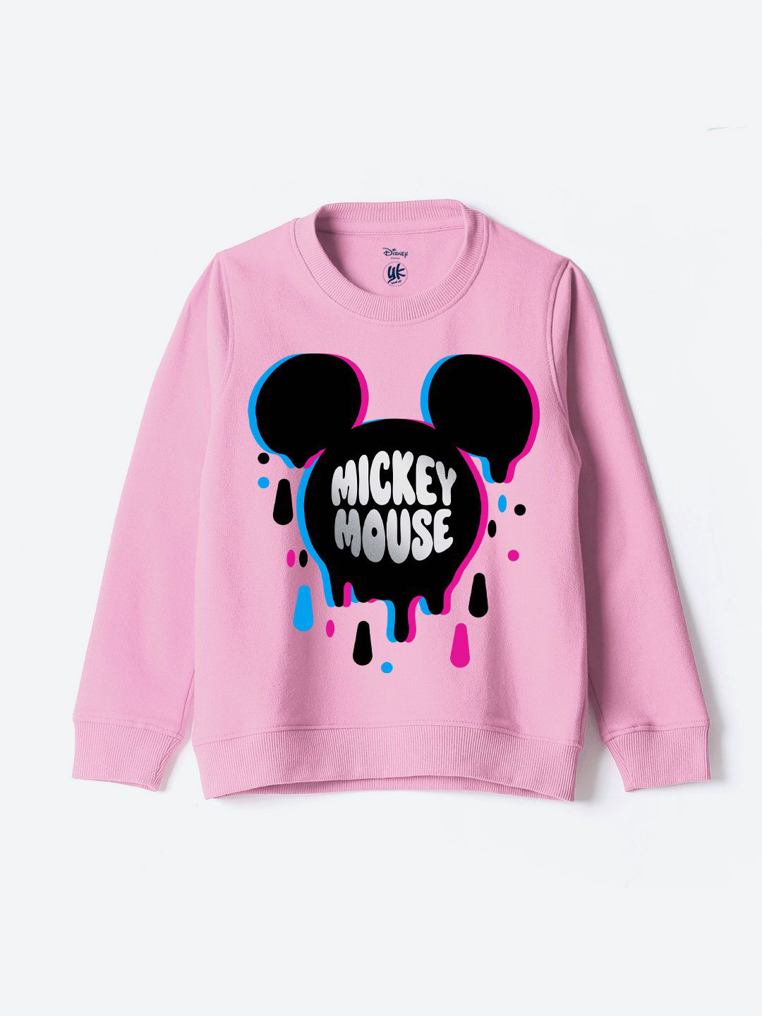 

YK Disney Boys Printed Pullover Sweatshirt, Pink