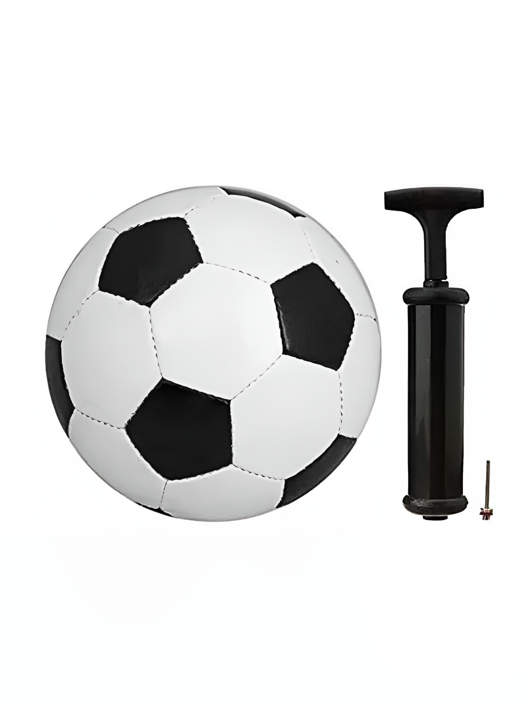 

HackerX Pebble Sports Football With Air Pump, White