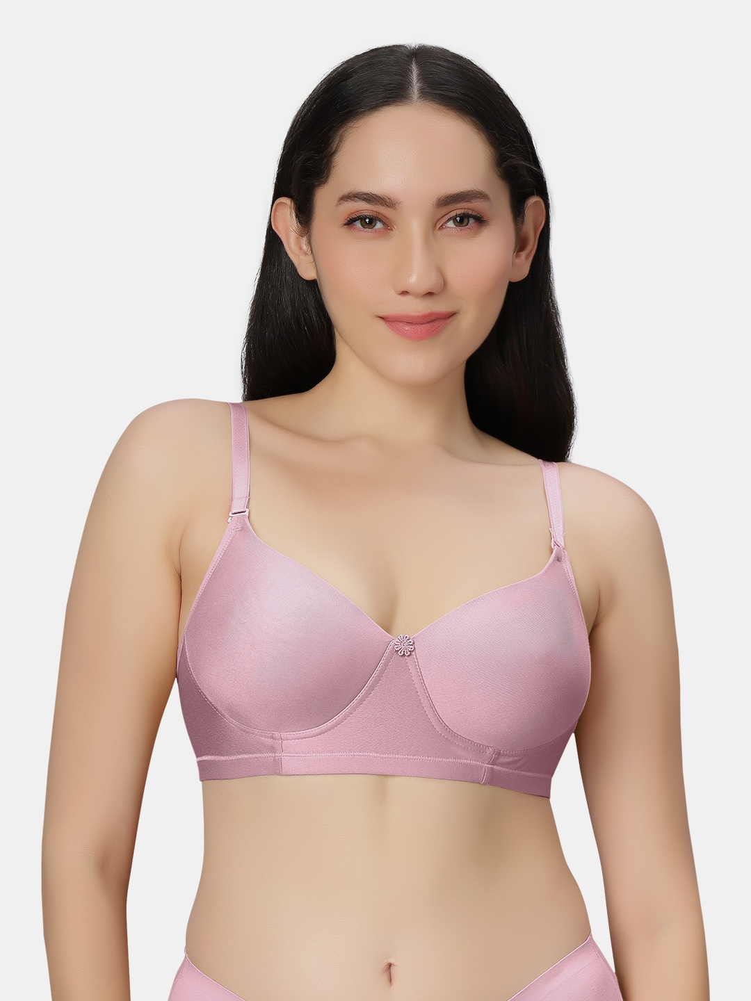 

Sonari Women Non-Wired Medium Coverage Minimizer Bra, Pink