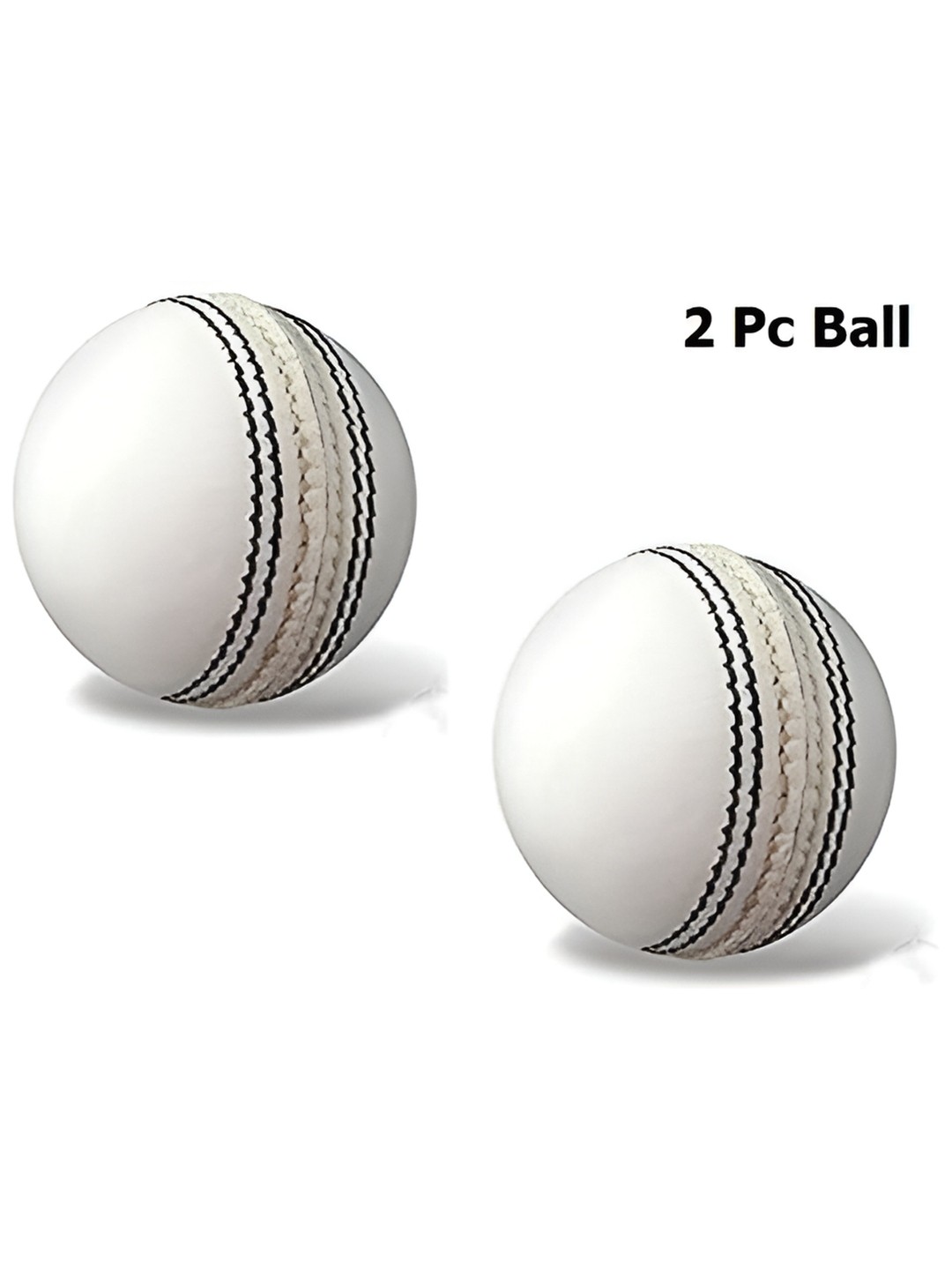 

HackerX 2-Pcs Leather Sports Cricket Balls, White