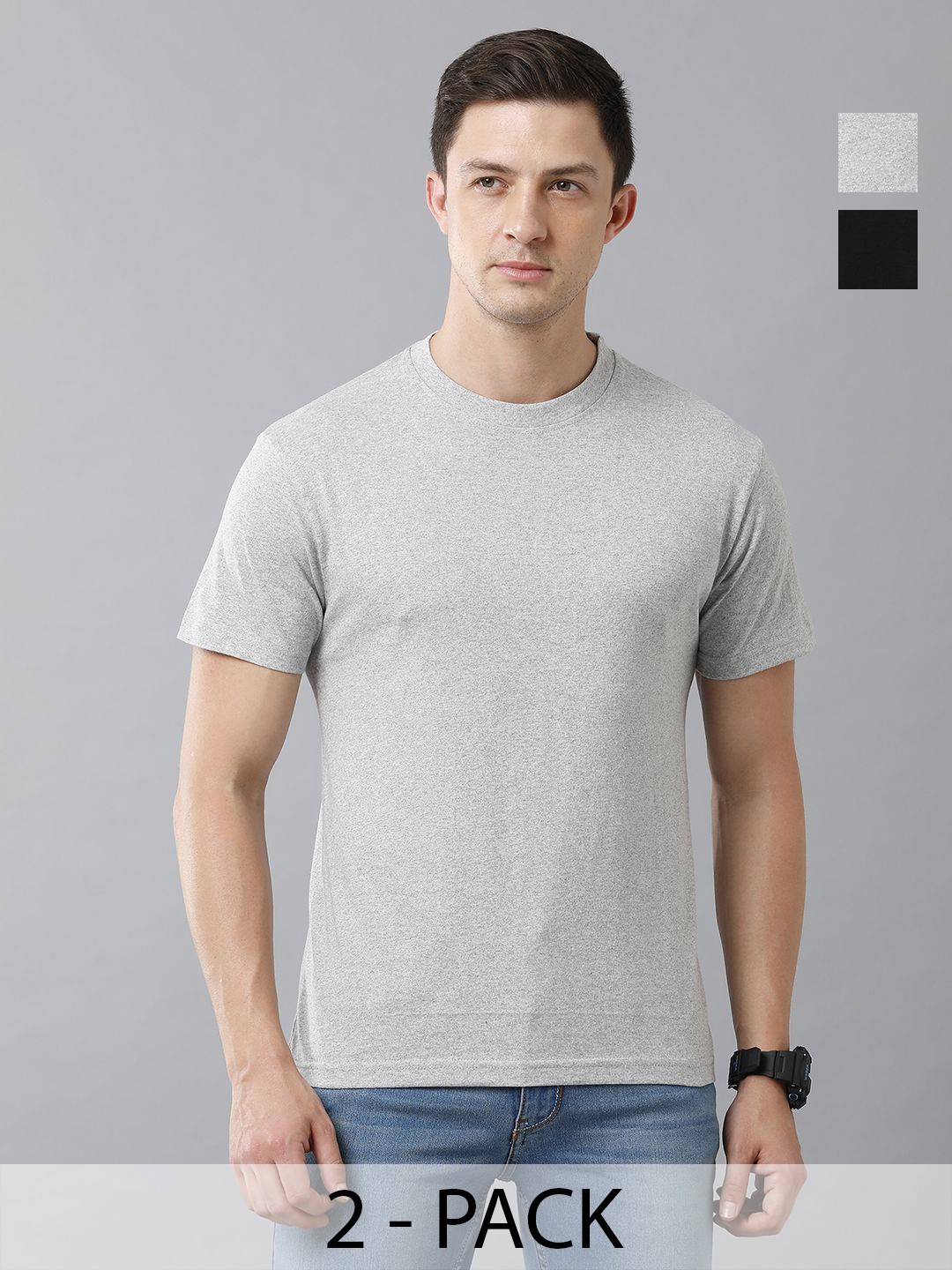 

Moda Rapido Men 2 Printed T-shirt, Multi