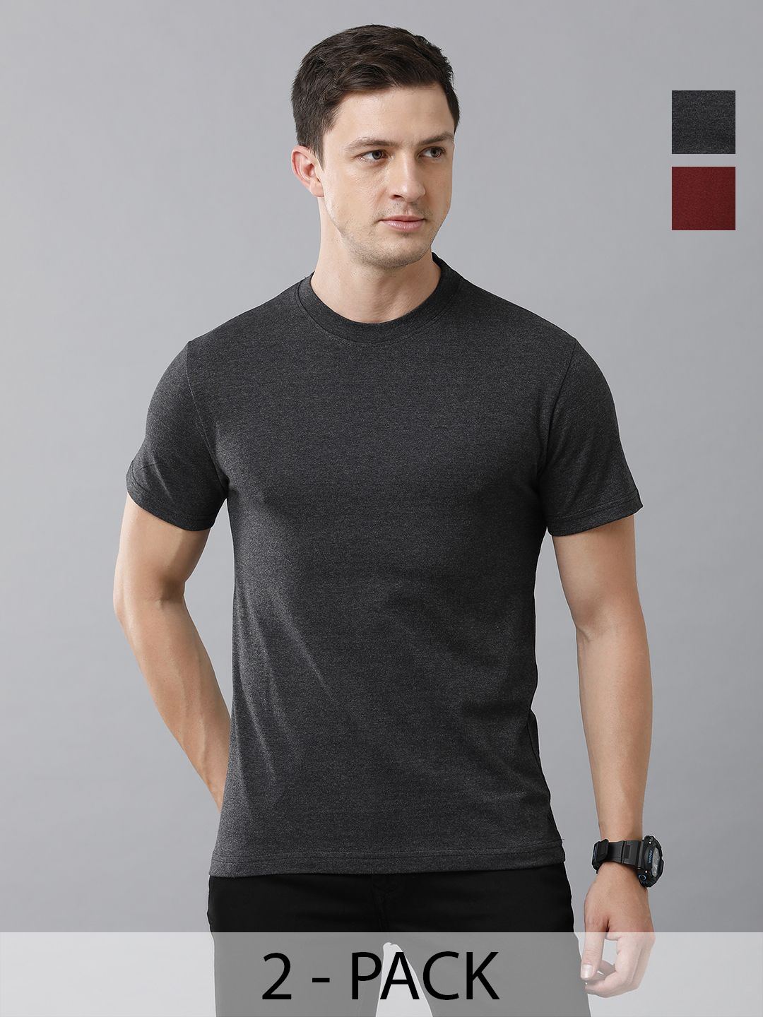 

Moda Rapido Men 2 Printed T-shirt, Multi