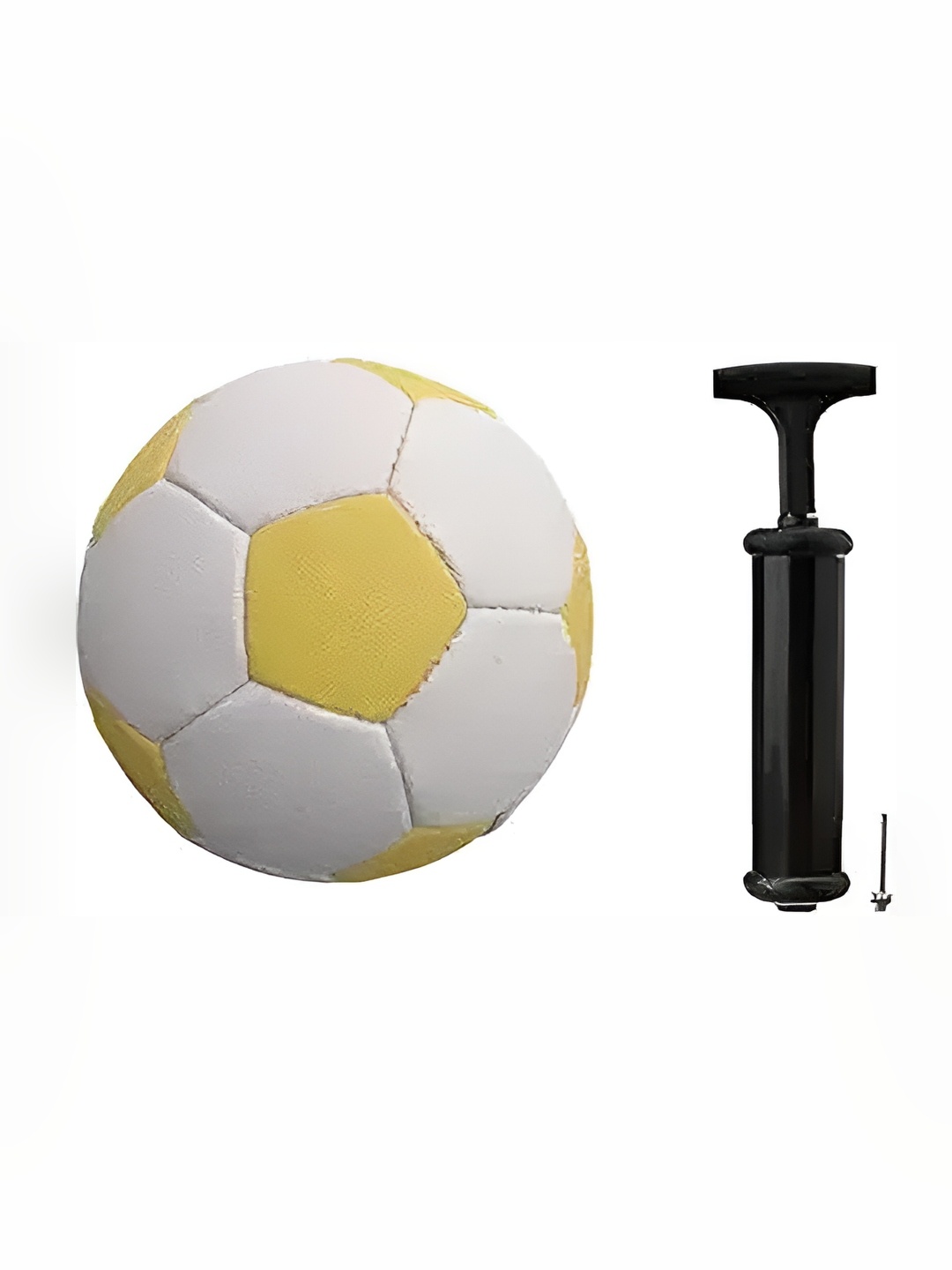 

HackerX Pebble Sports Football With Pump, Yellow