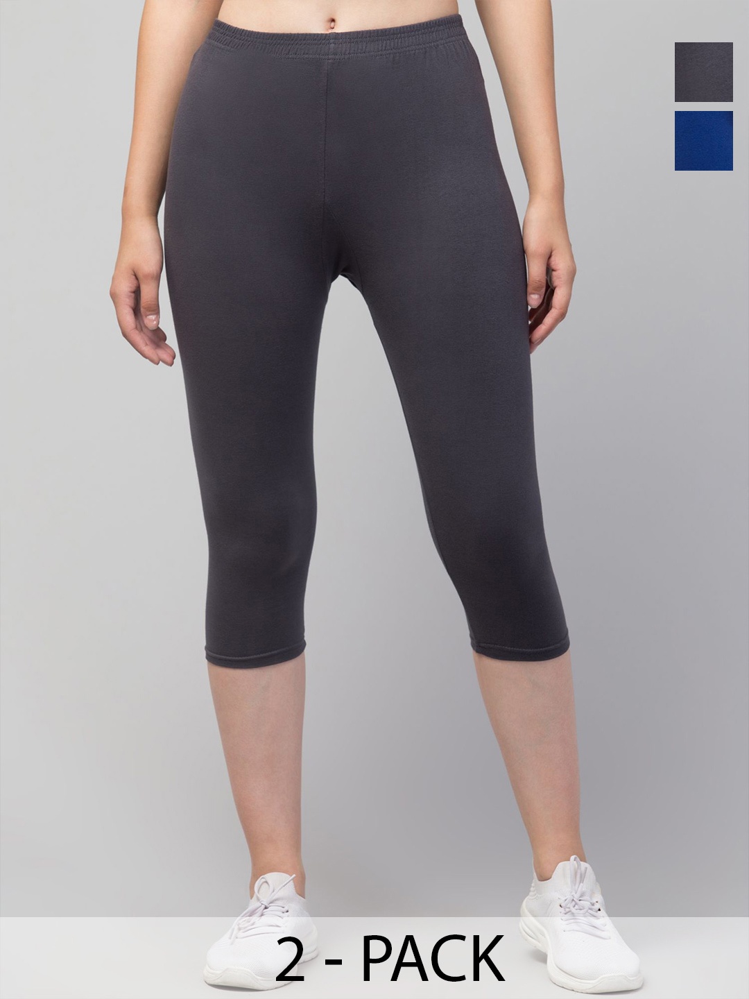 

CKARFE Women Capris, Grey