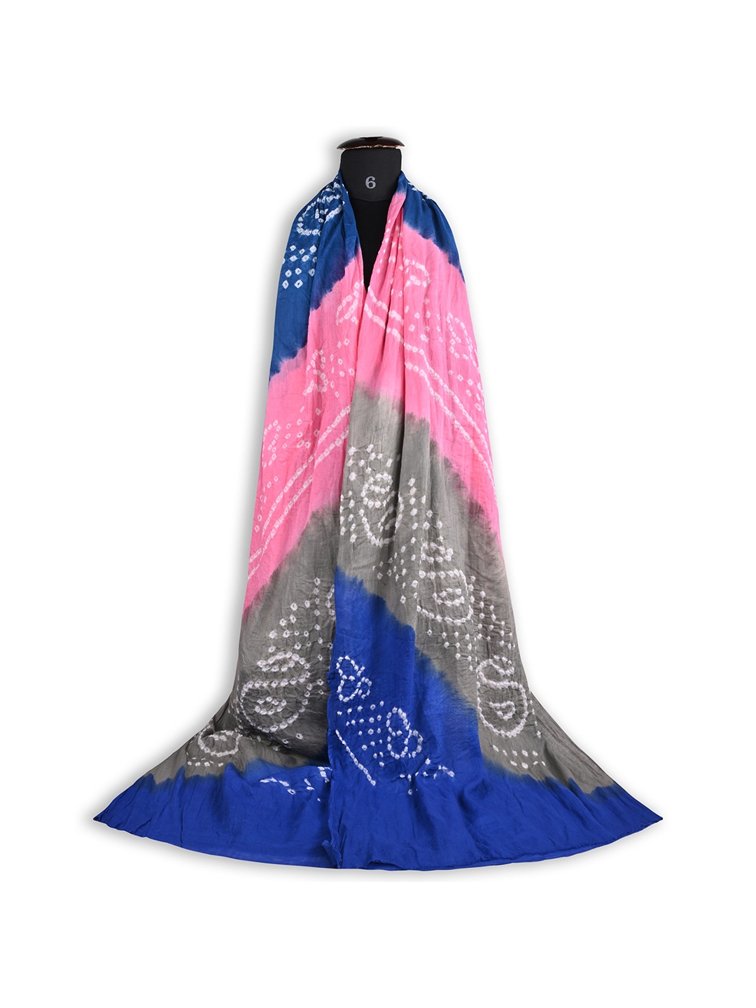 

Wish Karo Printed Bandhani Dupatta, Pink