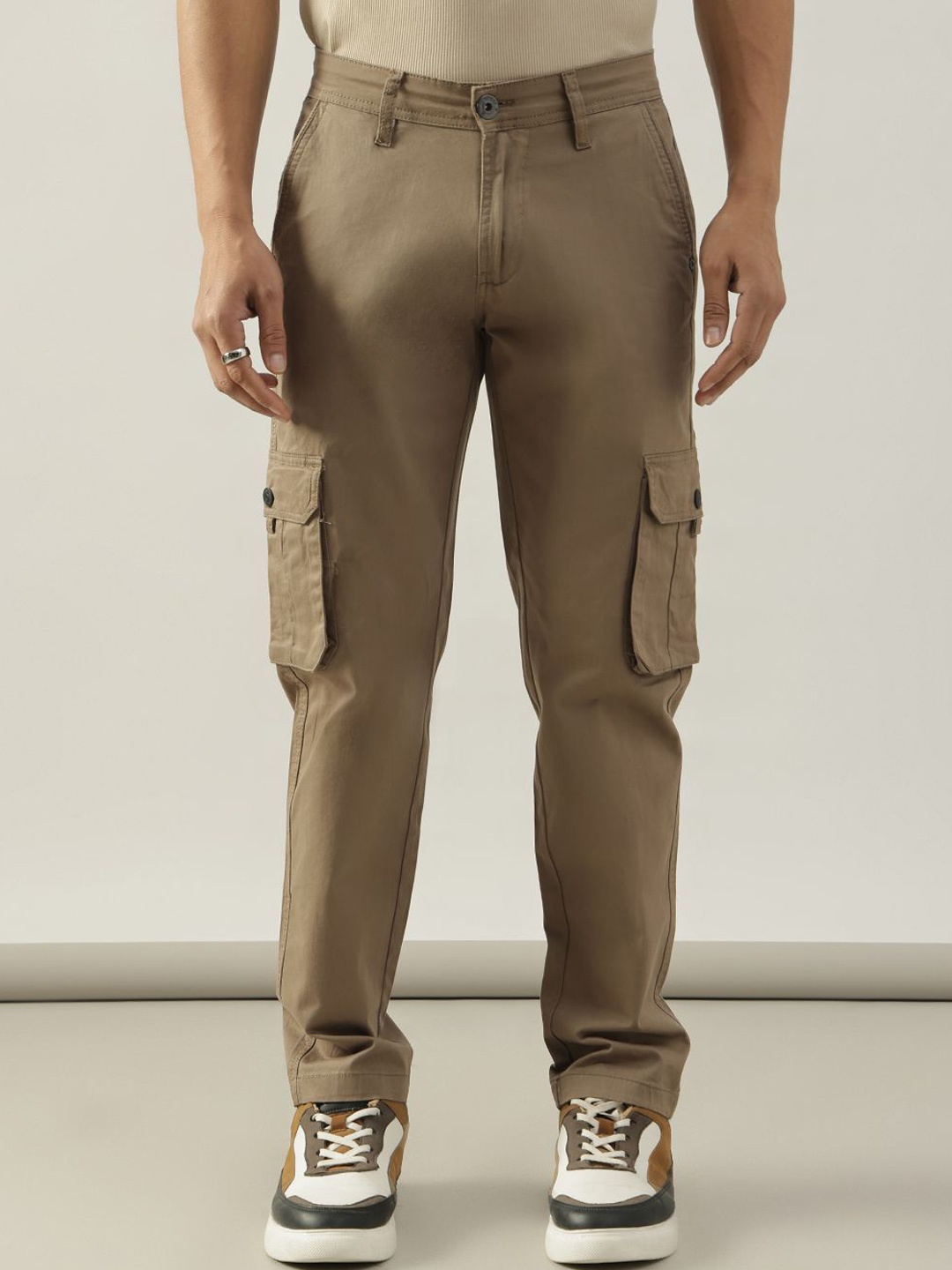 

Code 61 Men Low-Rise Stretchable Jeans, Khaki
