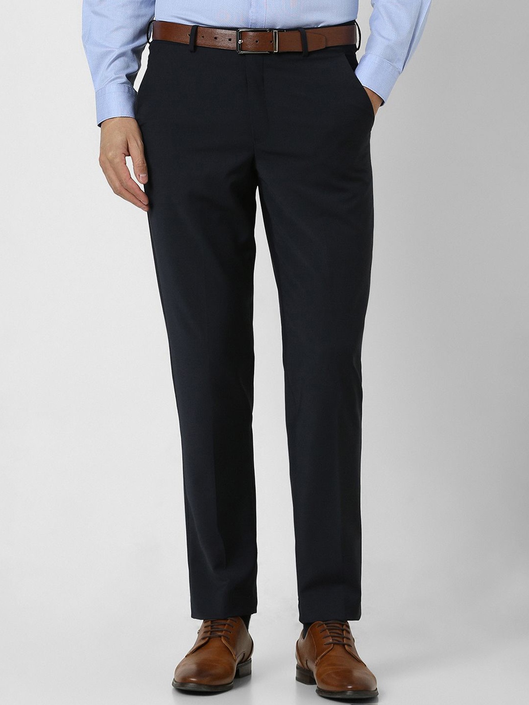 

Van Heusen Men Trousers, Navy blue