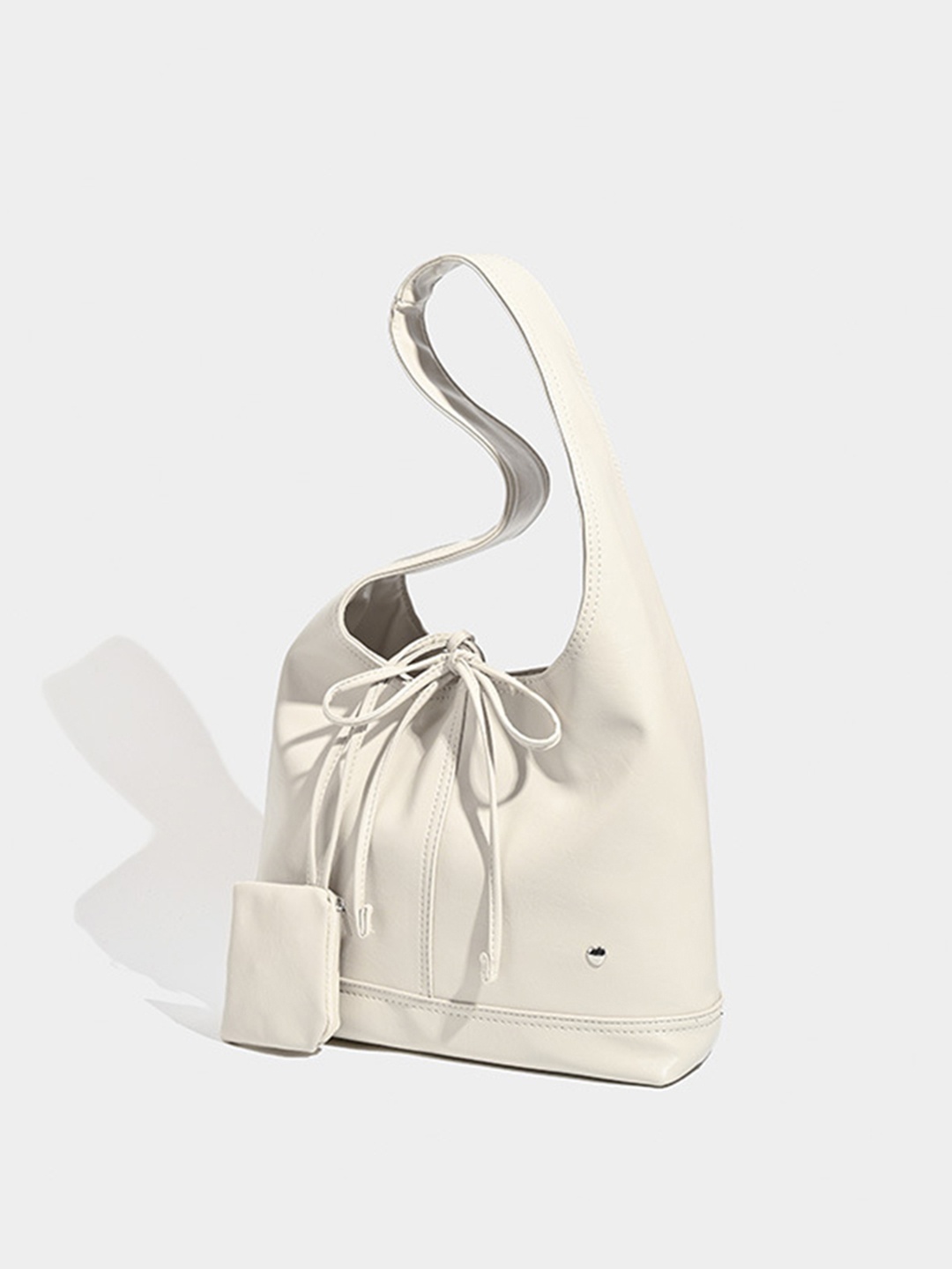 

StyleCast Women Solid Structured Shoulder Bag, Off white