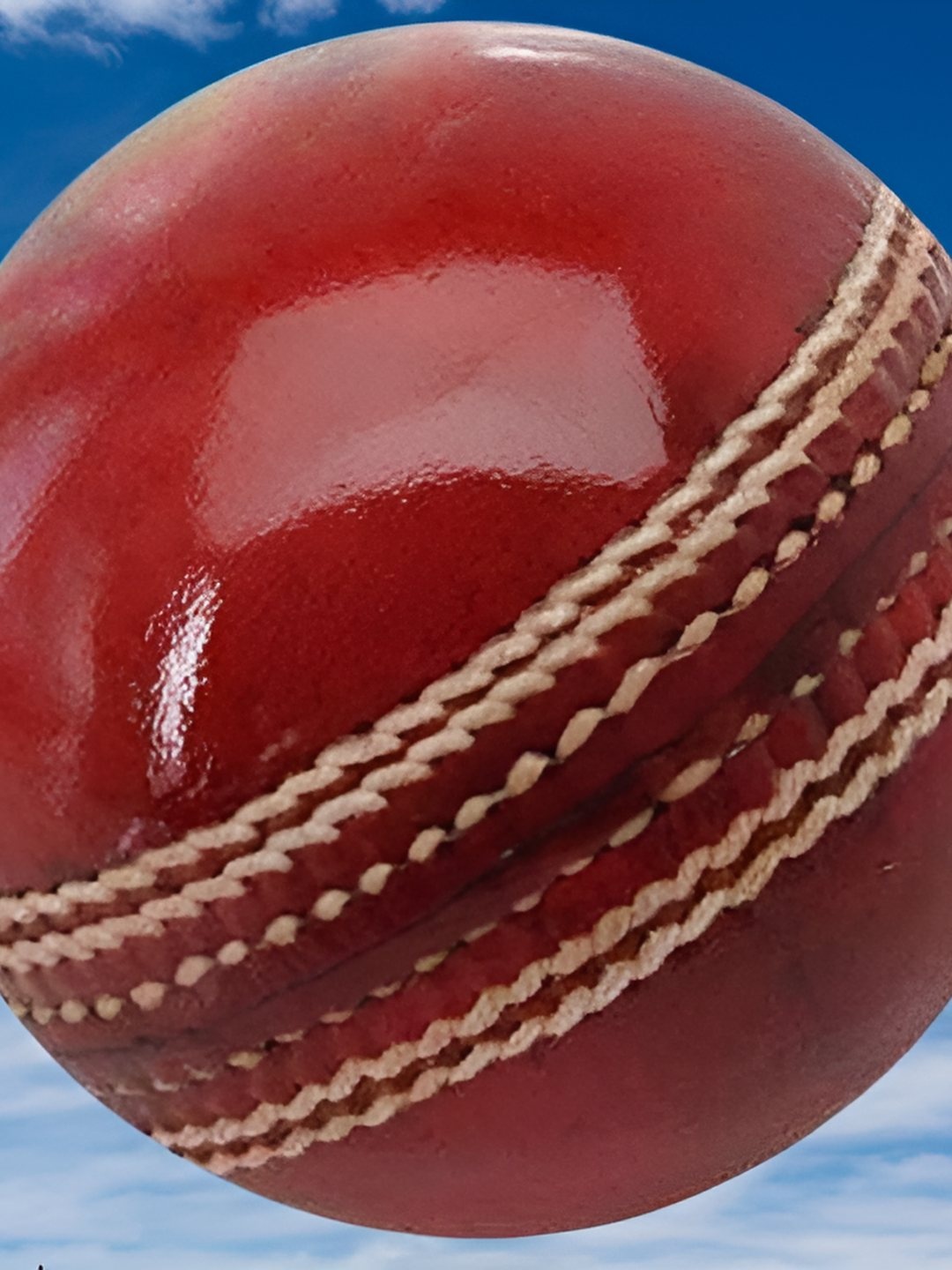 

HackerX Pebble Leather Sports Cricket Ball, Red
