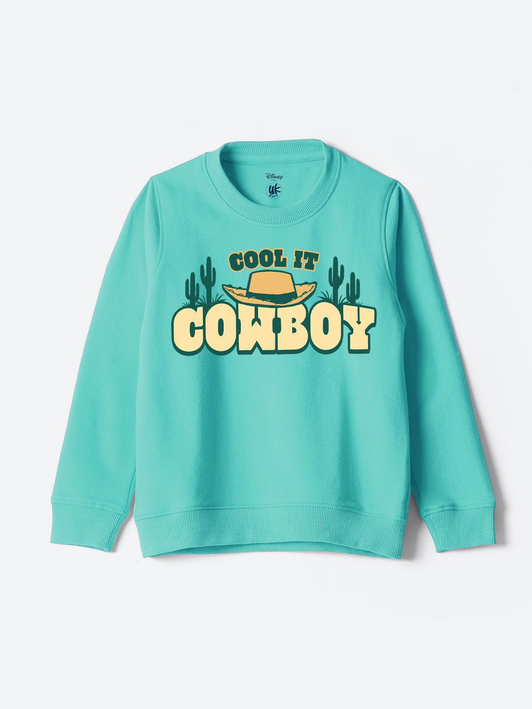 

YK Disney Boys Printed Sweatshirt, Turquoise blue