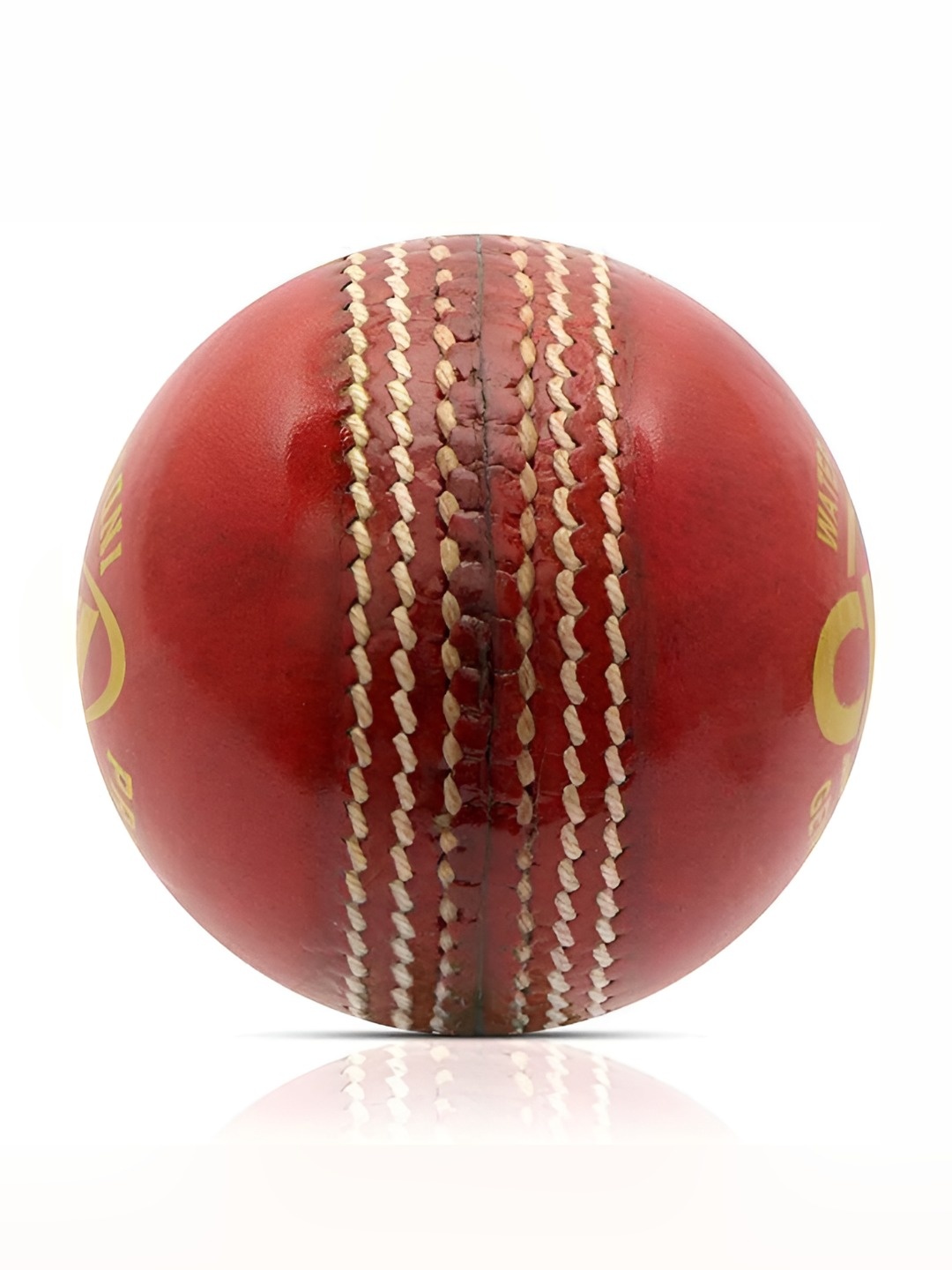 

HackerX Pebble Leather Sports Cricket Ball, Red