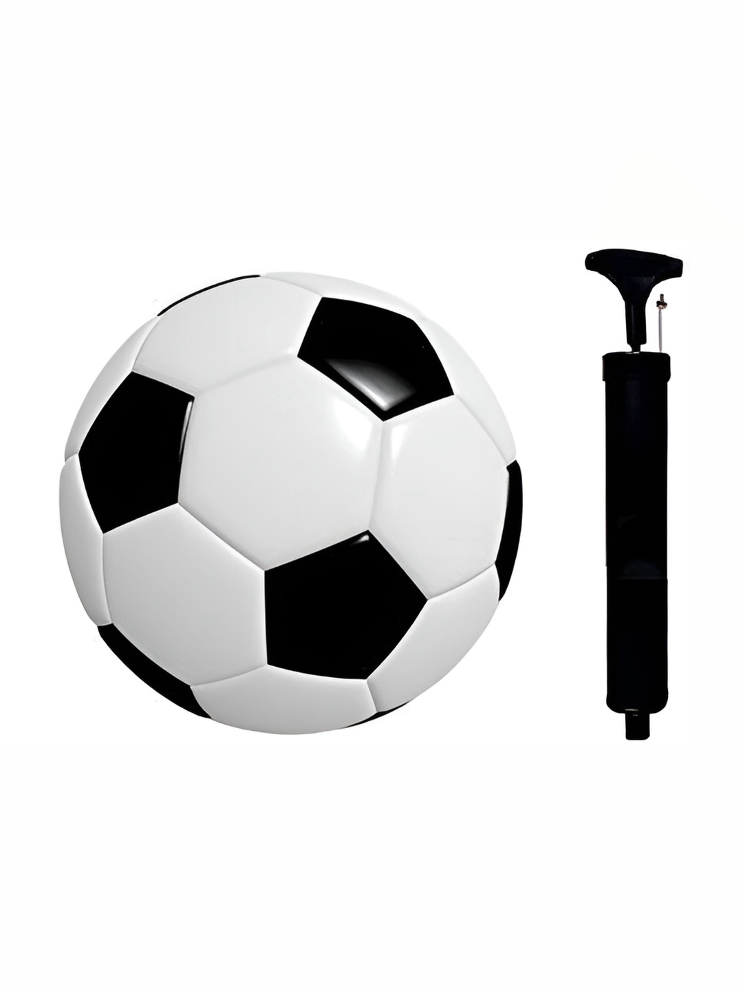 

HackerX Pebble Trainy Sports Football With Air Pump, Black