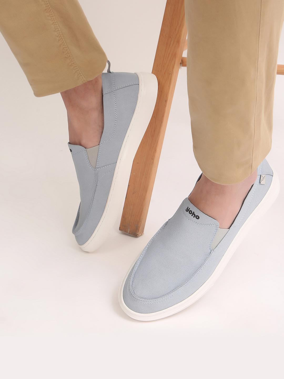 

yoho Kite Men Canvas Slip-On Sneakers, Blue