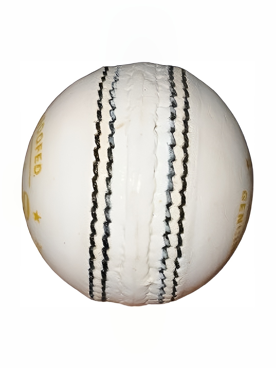 

HackerX Leather CricketBall, White