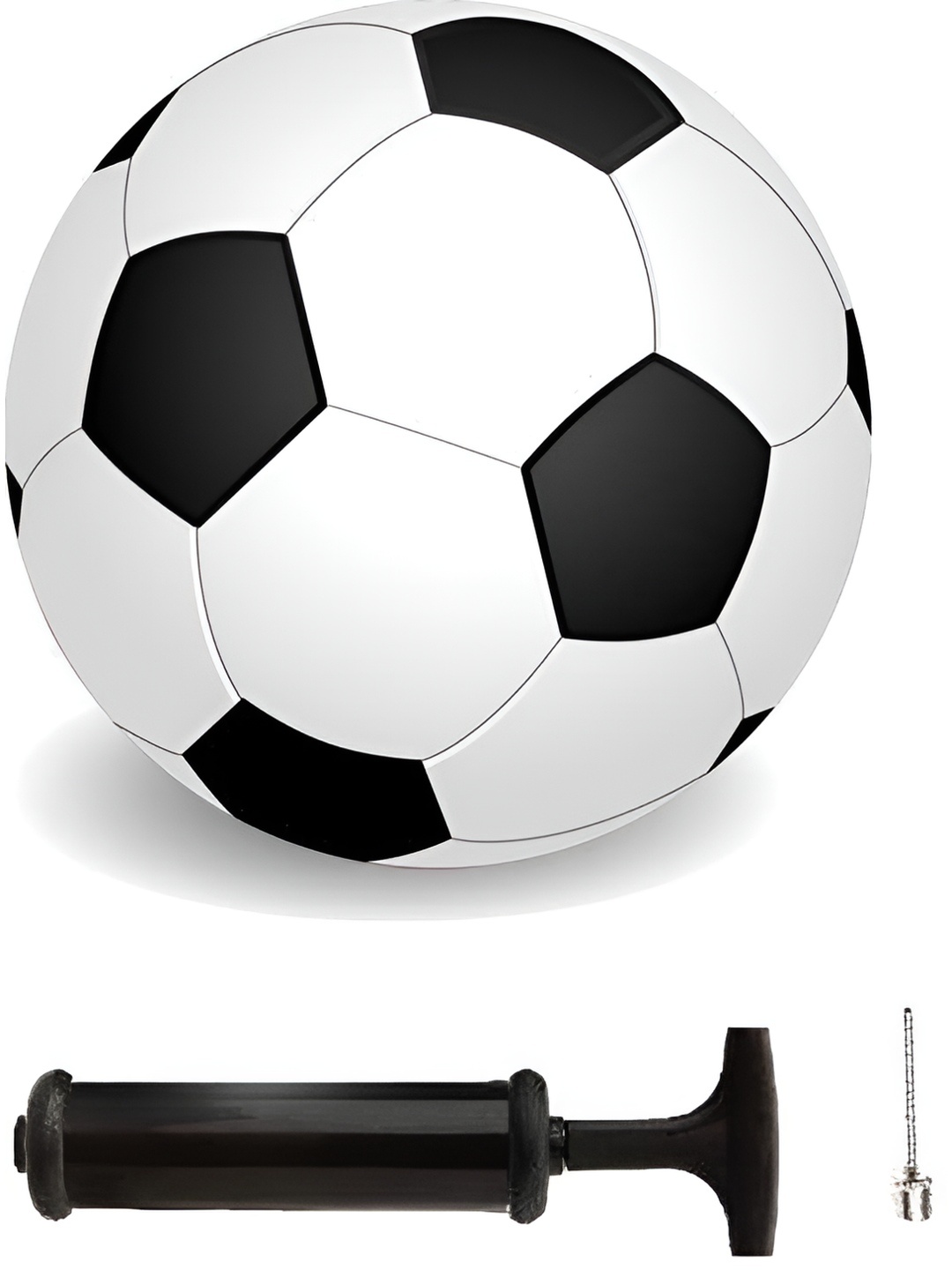 

HackerX Pebble Sports Football With Pump, White