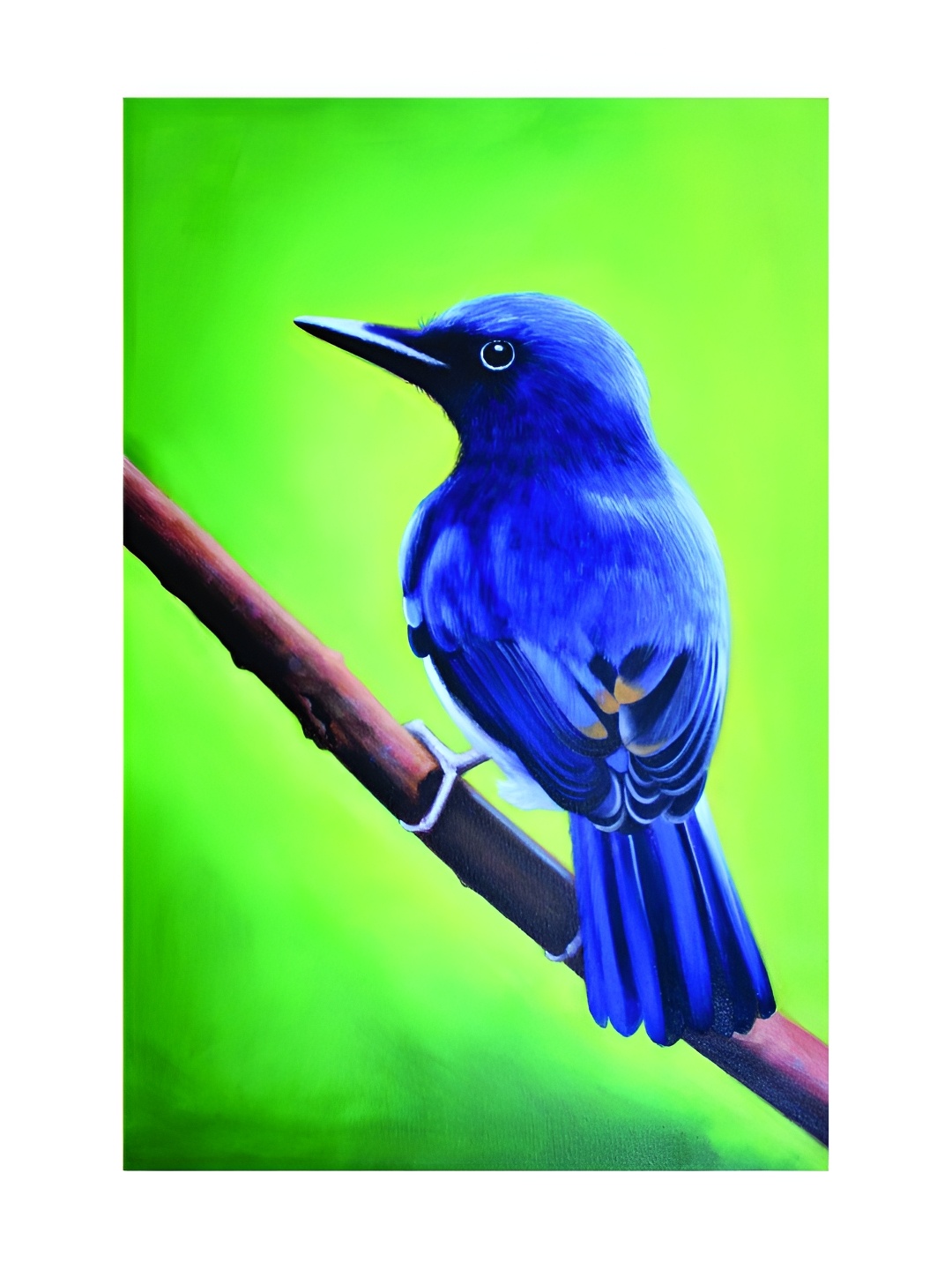 

Inephos Blue & Green Birds & Animals Canvas Wall Art