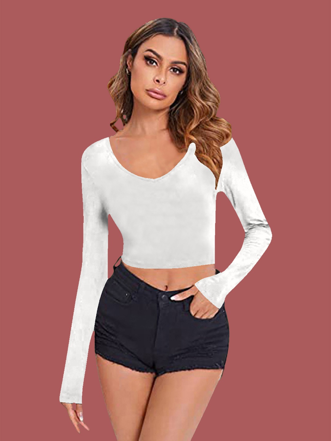 

Dream Beauty Fashion Women Crop Top, White