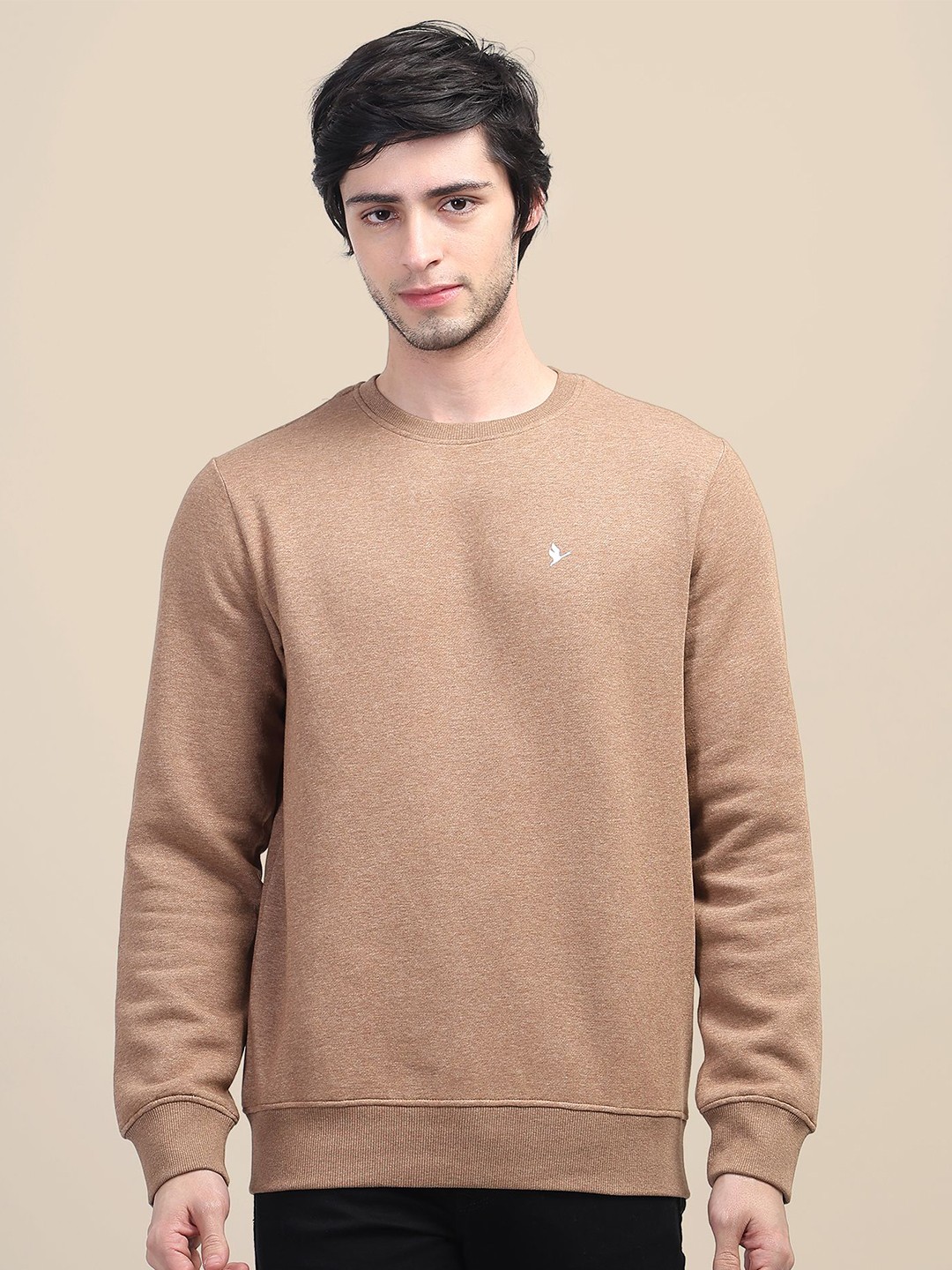

AMSWAN Men Sweatshirt, Brown