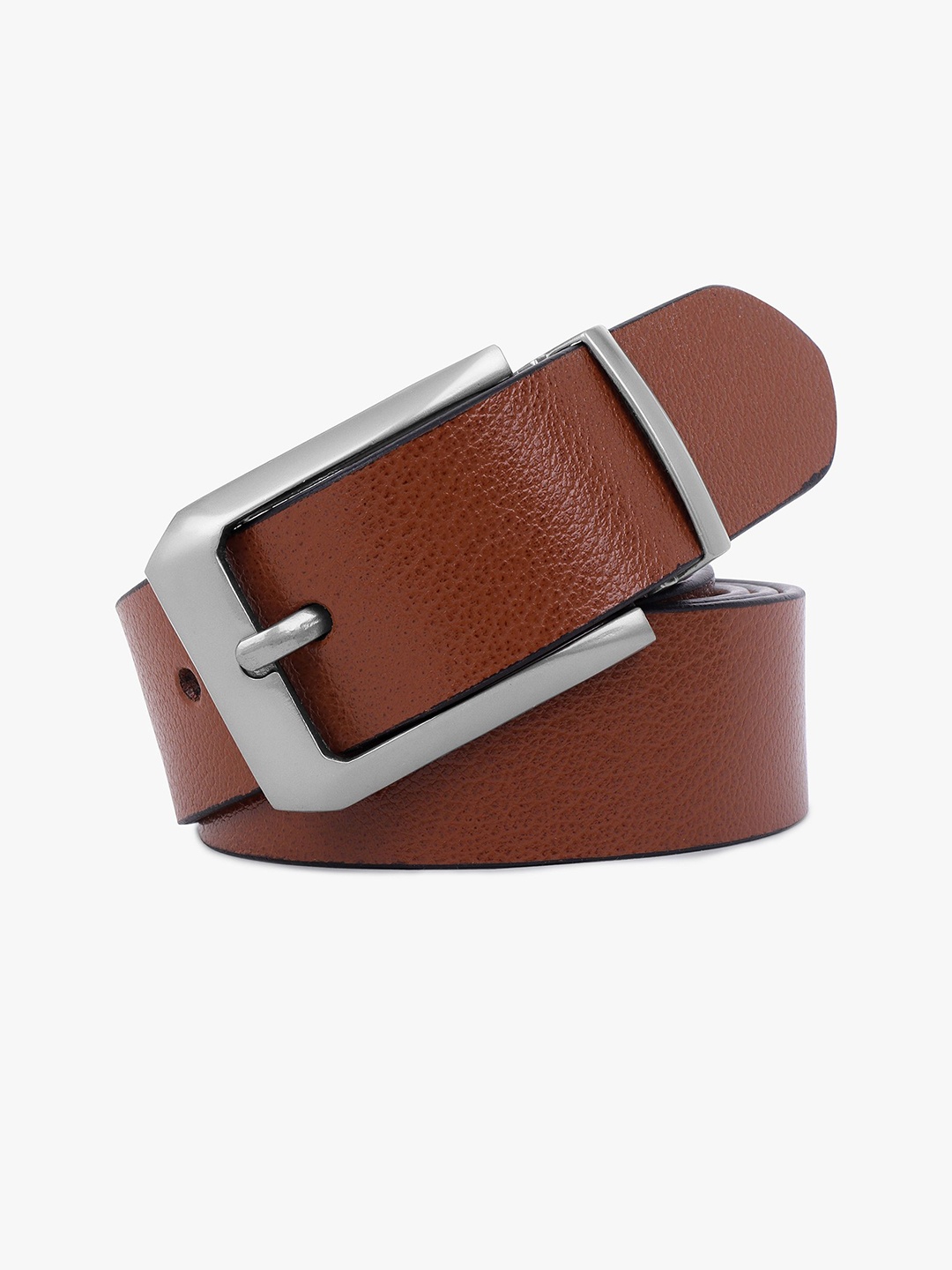 

Provogue Men Textured Leather Formal Belt, Tan