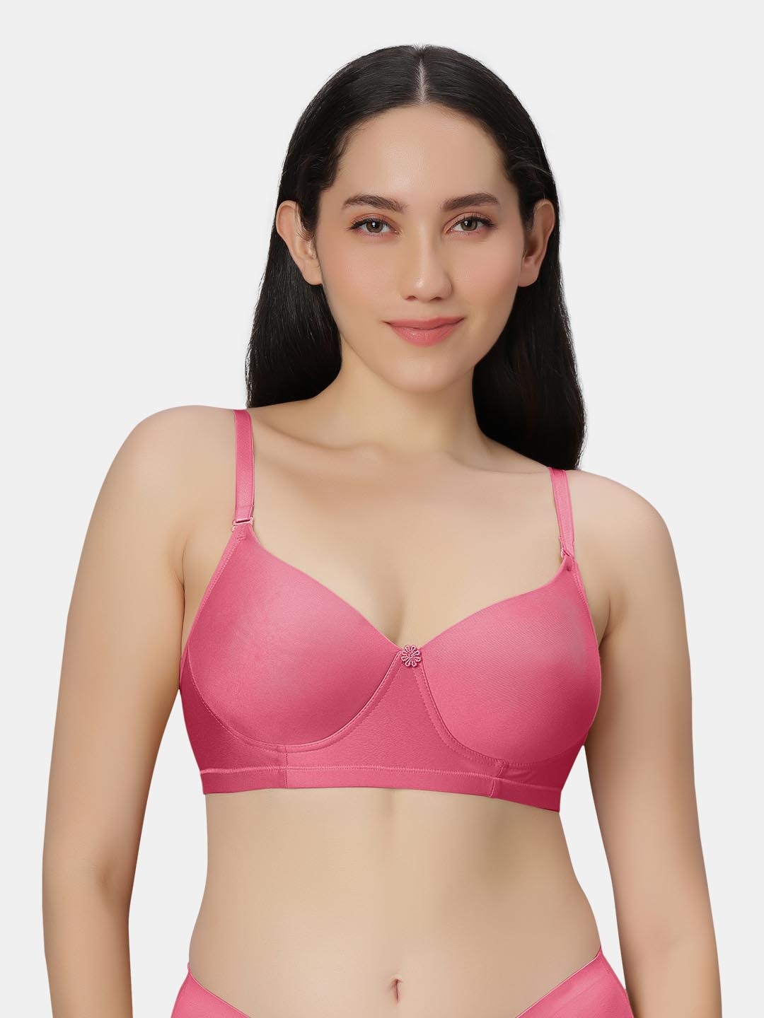 

Sonari Women Minimizer Medium Coverage Seamless Bra, Coral