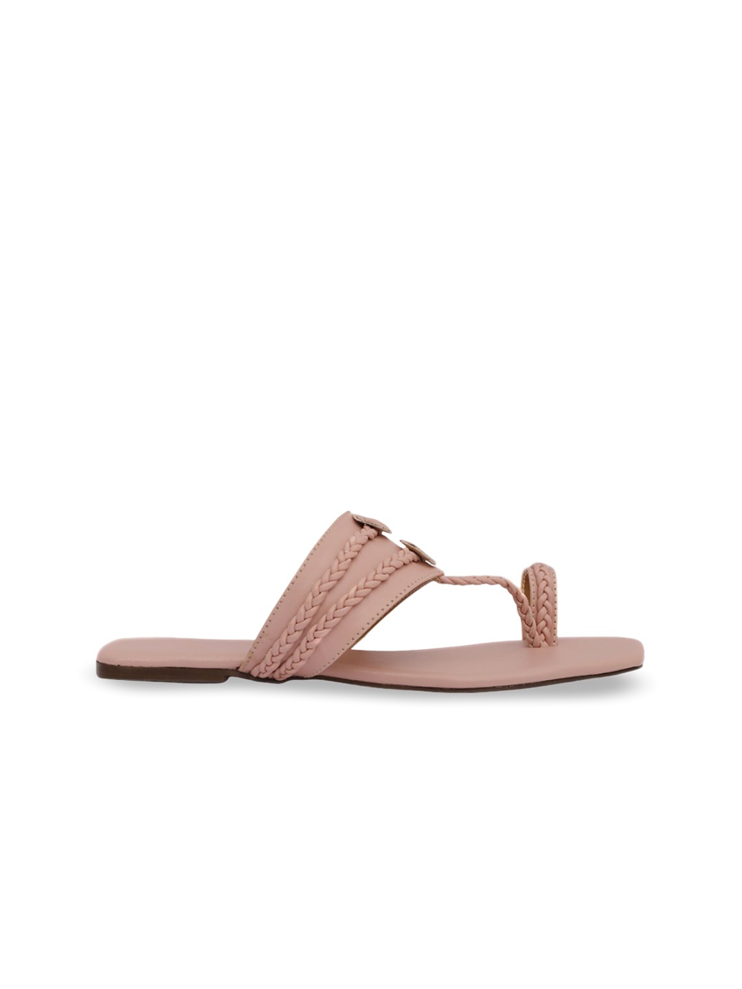 

Saagah Women One Toe Kolhapuri Flats, Pink