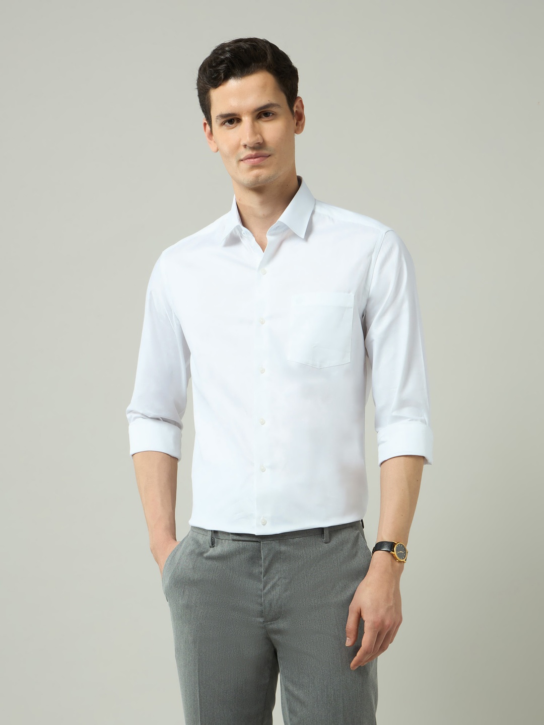 

Arrow Men Slim Fit Opaque Formal Shirt, White