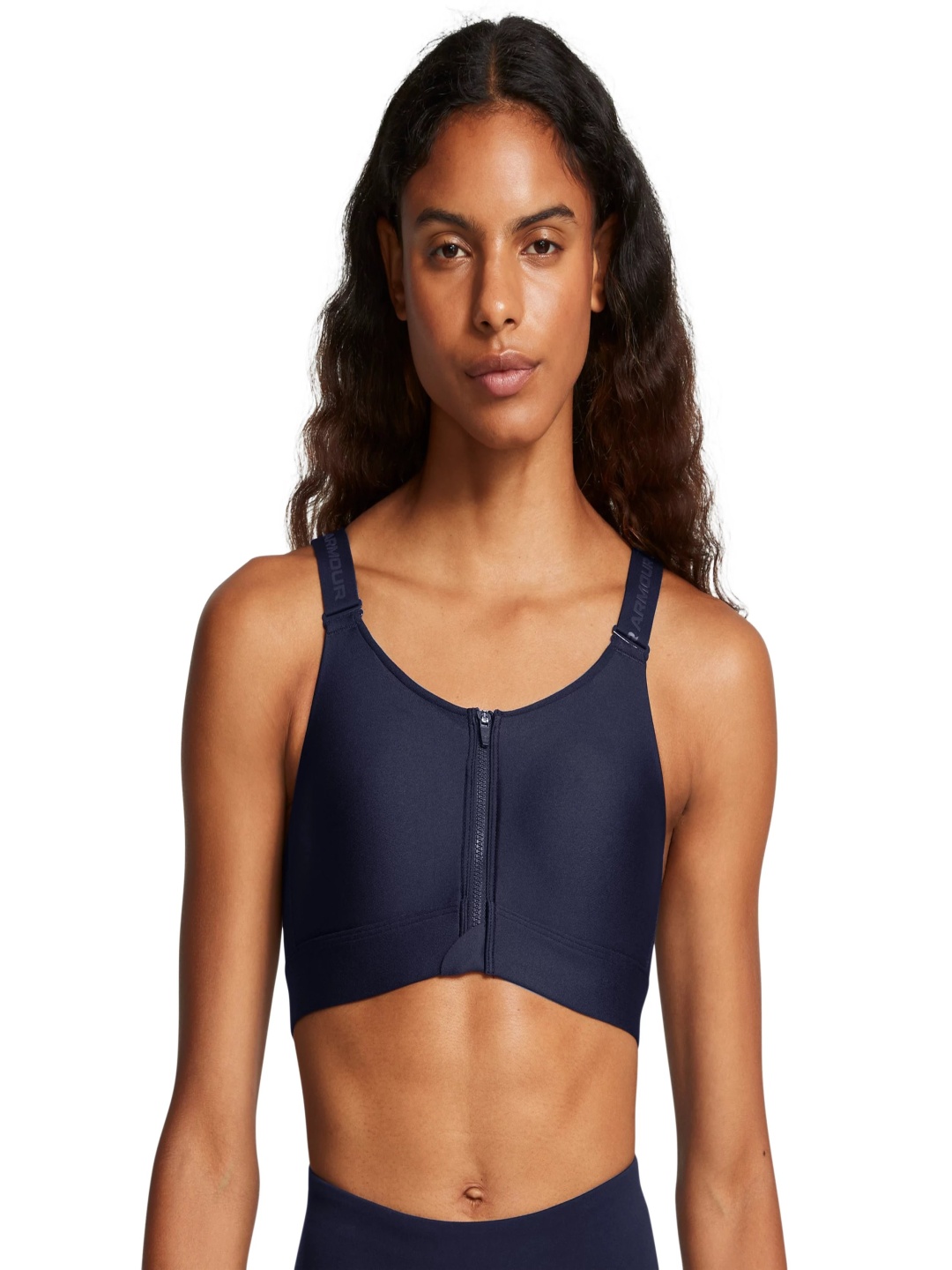 

UNDER ARMOUR Women's UA Infinity 2.0 High Zip Sports Bra, Blue