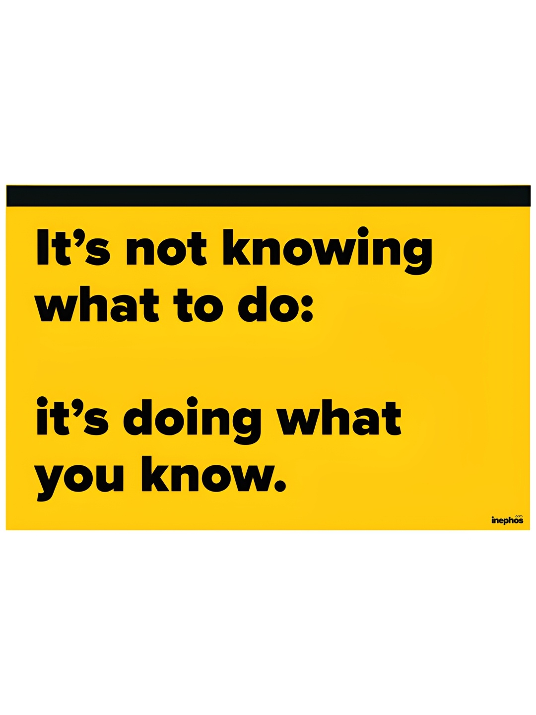 

Inephos Yellow & Black Abstract Paper Posters