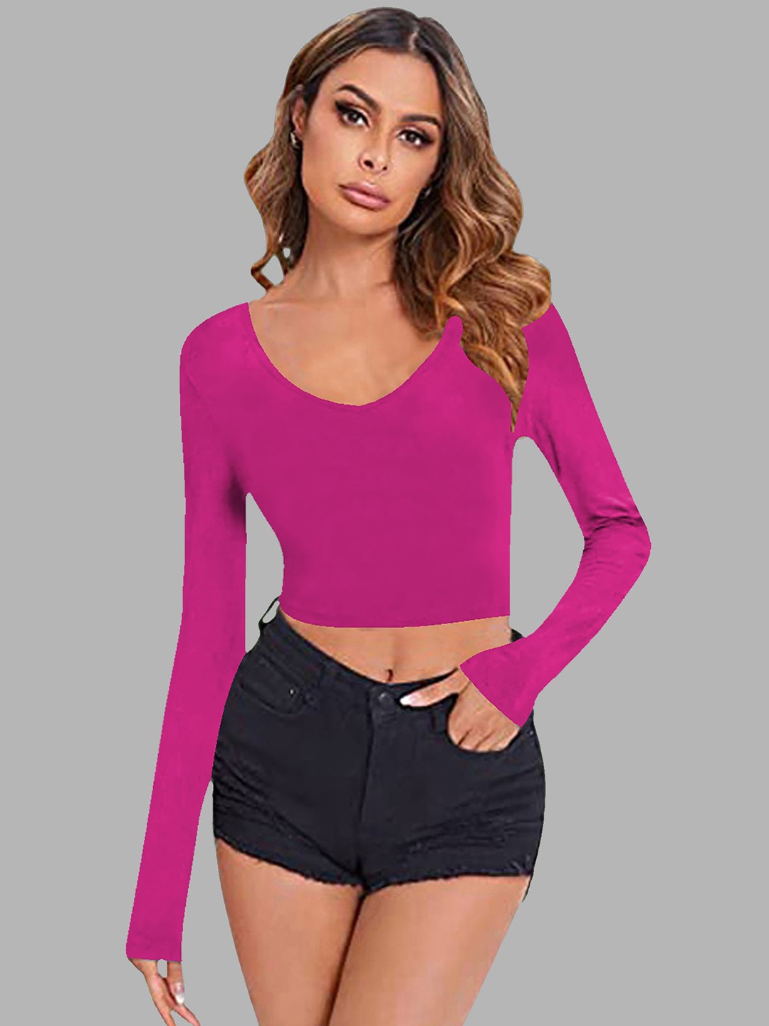 

Dream Beauty Fashion Crop Top, Pink