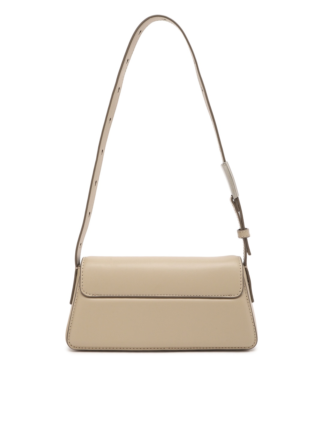 

Calvin Klein Structured Handheld Bag, Beige