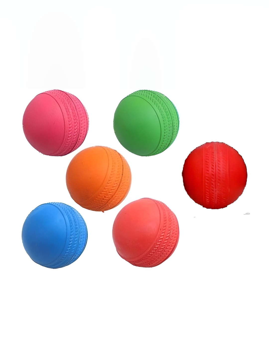 

HackerX Pack Of 6 Trainy Sports Cricket Ball, Red