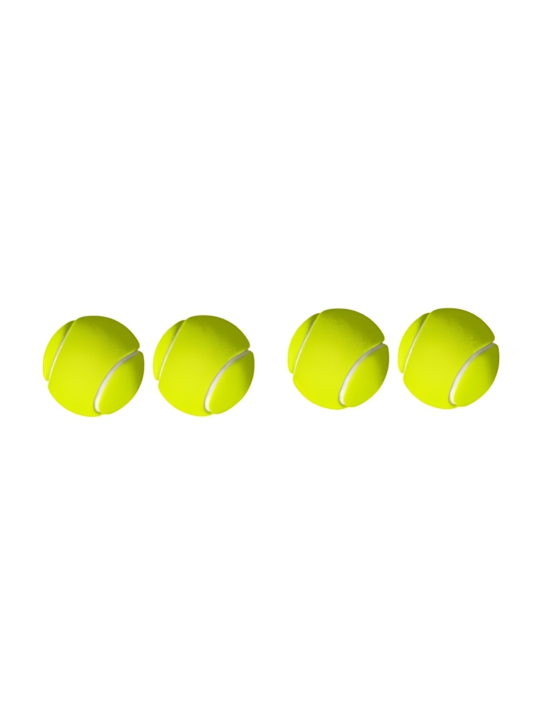 

HackerX 4-Pc Fuzzy Sports Tennis Balls, Green