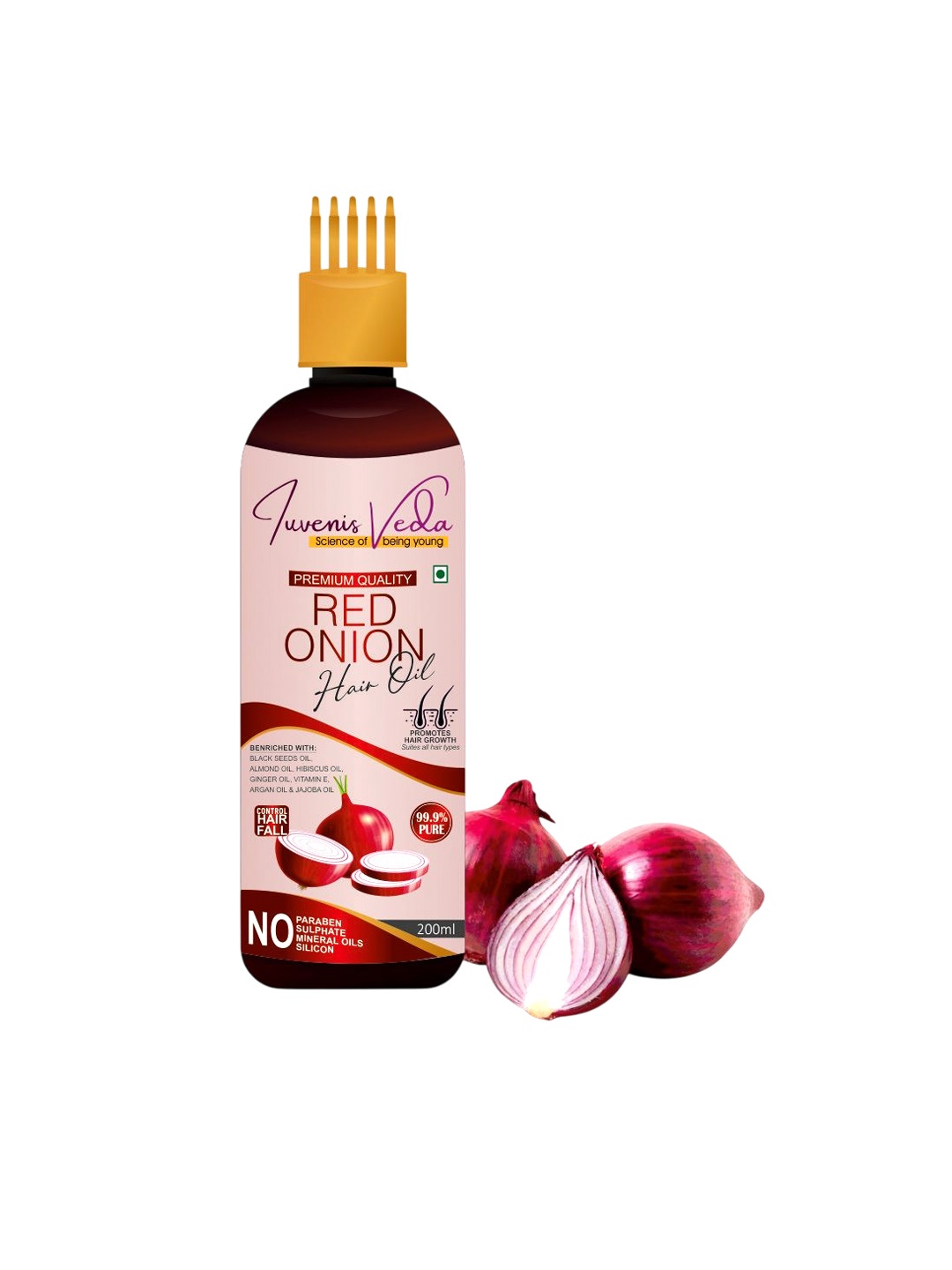 

IUVENIS VEDA Red Onion Hair Oil - 200ml, Na