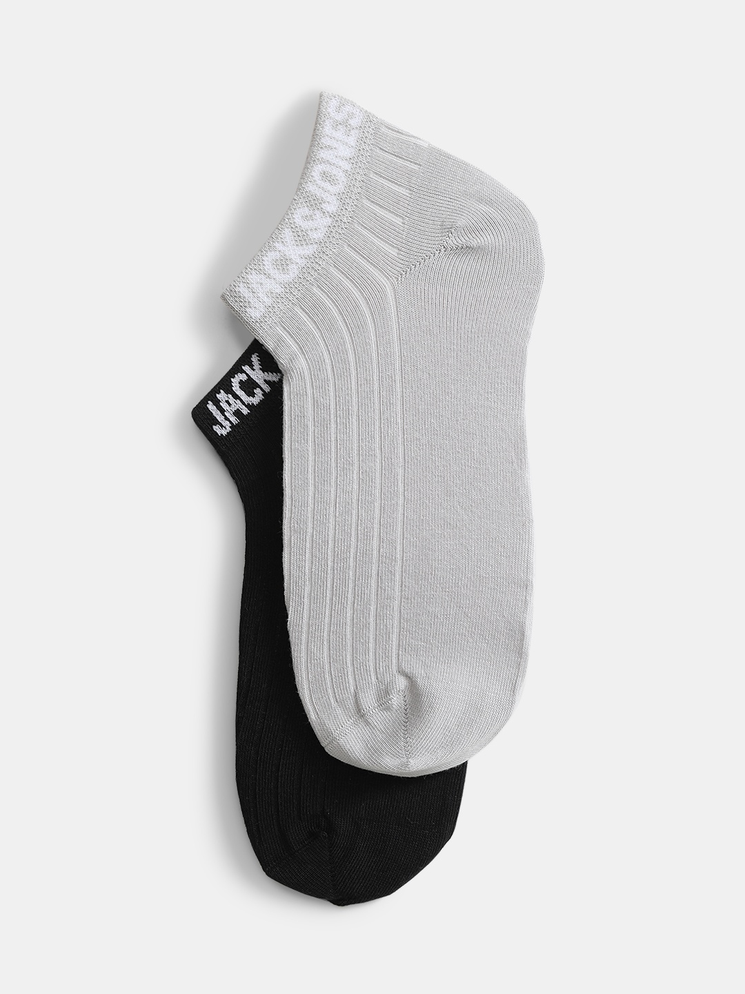

Jack & Jones Men Pack Of 2 Ankle Length Socks, Black