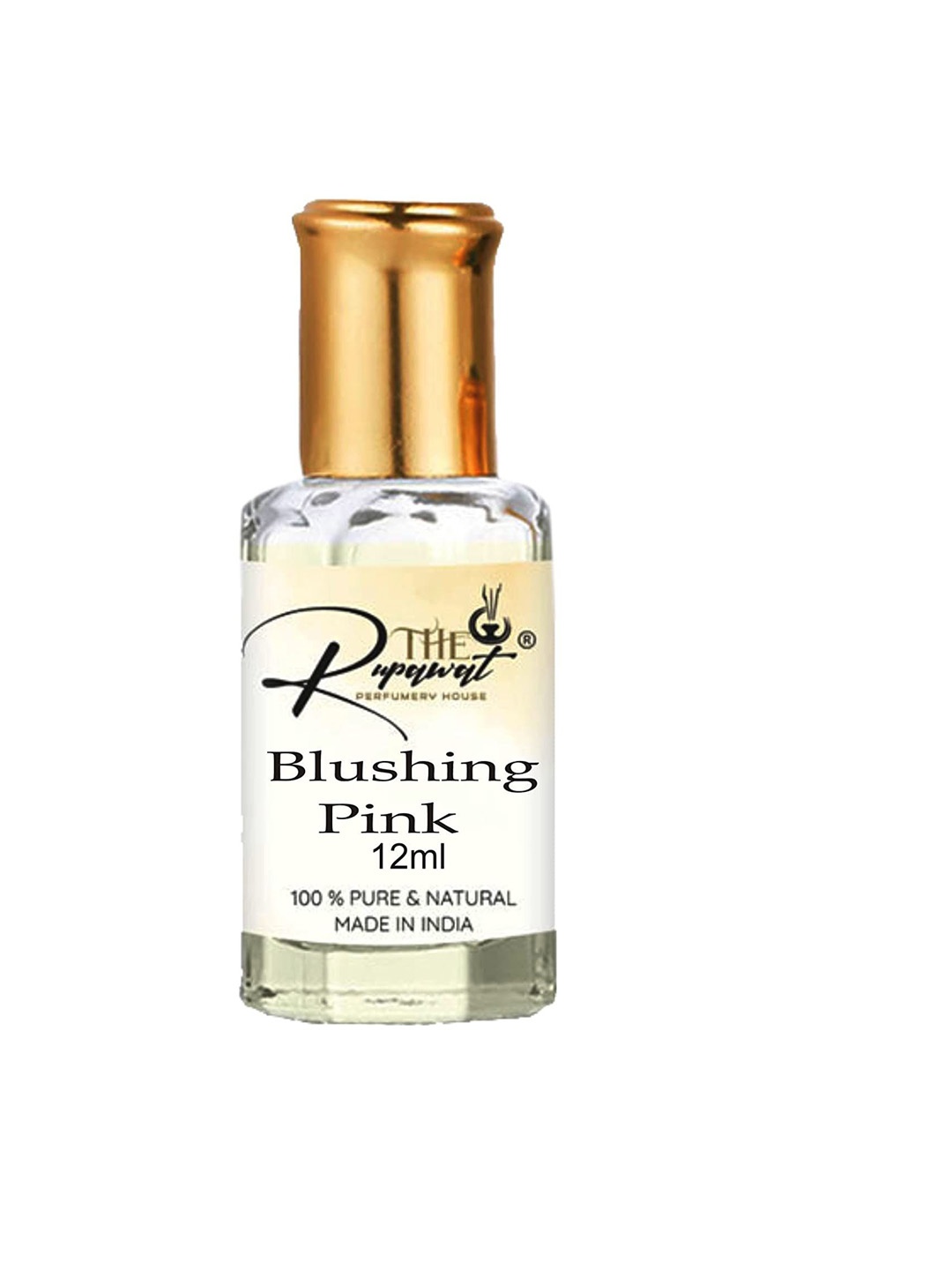 

THE RUPAWAT Perfumery House Blushing Pink Natural & Alcohol Free Attar - 12 ml, Transparent