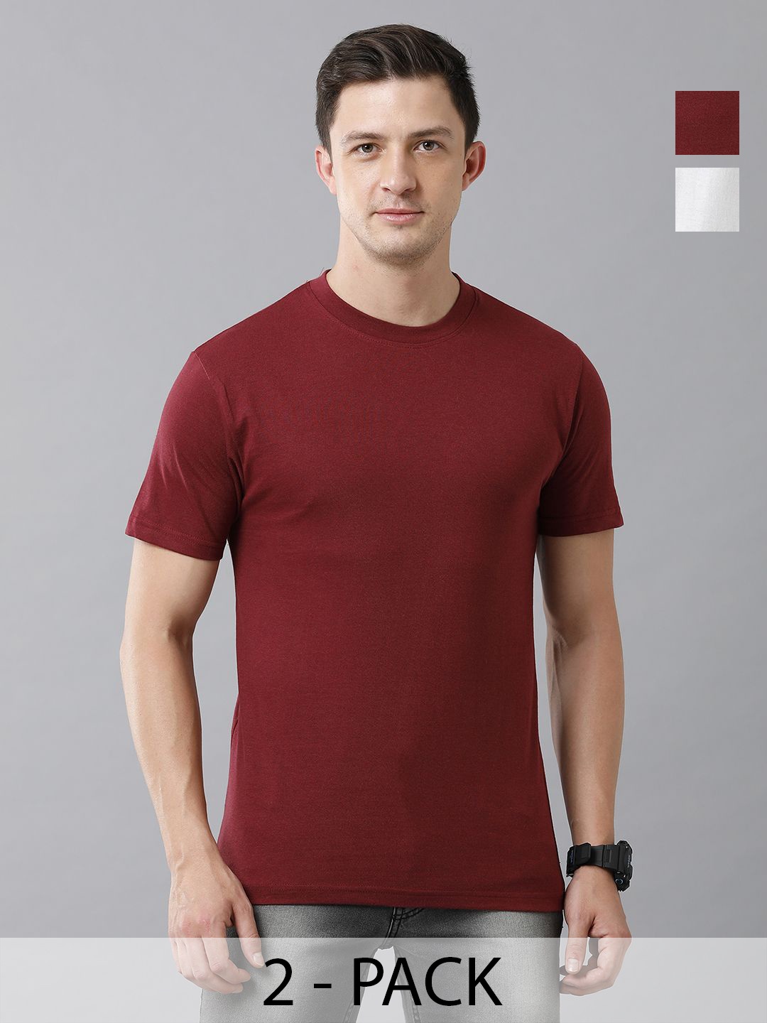 

Moda Rapido Men 2 Printed T-shirt, Multi