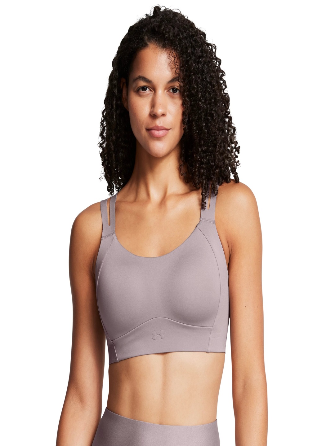 

UNDER ARMOUR Women UA Vanish Elite High Double Strap Sports Bra, Grey