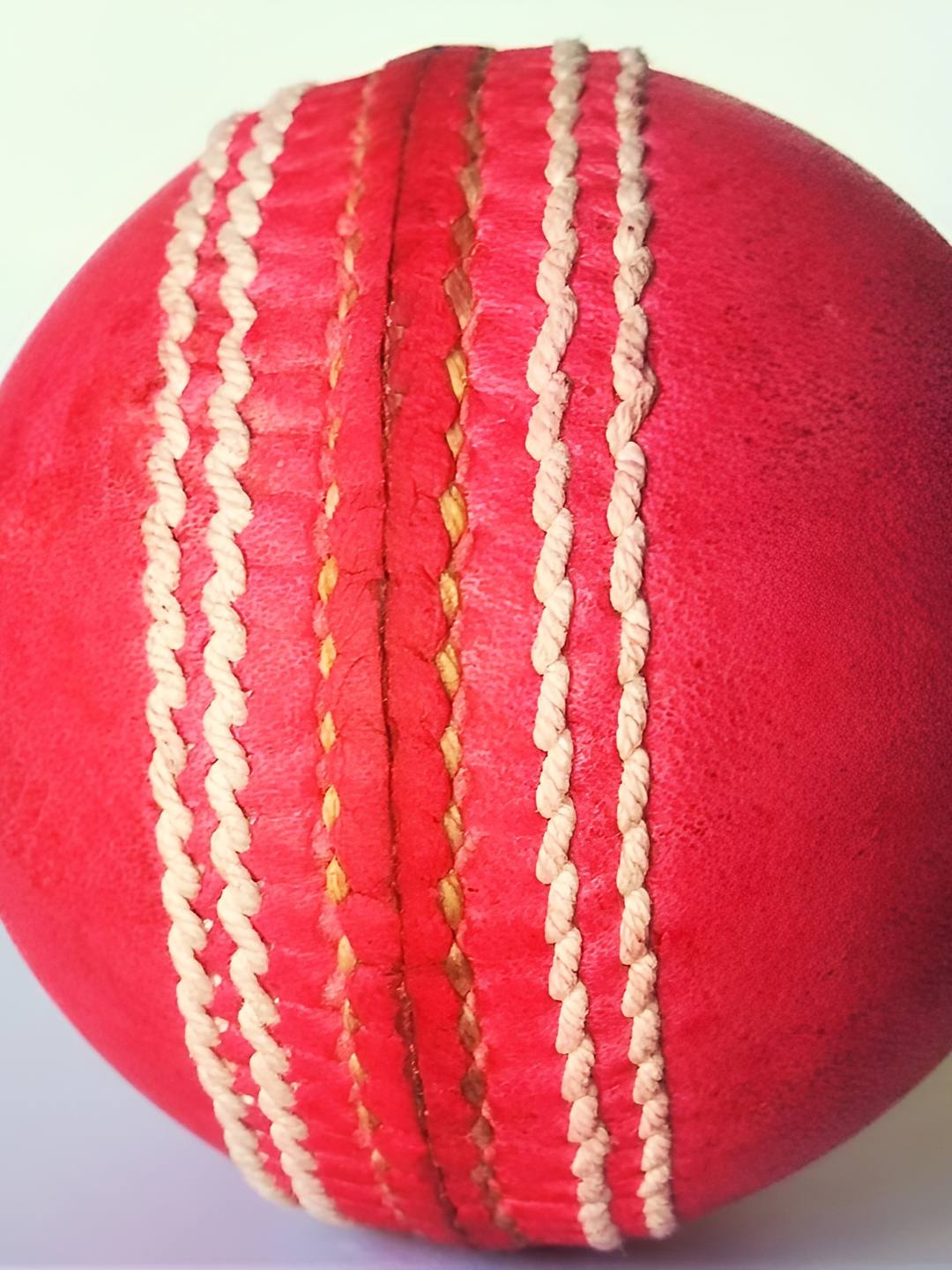 

HackerX Leather Sports Cricket Ball, Pink