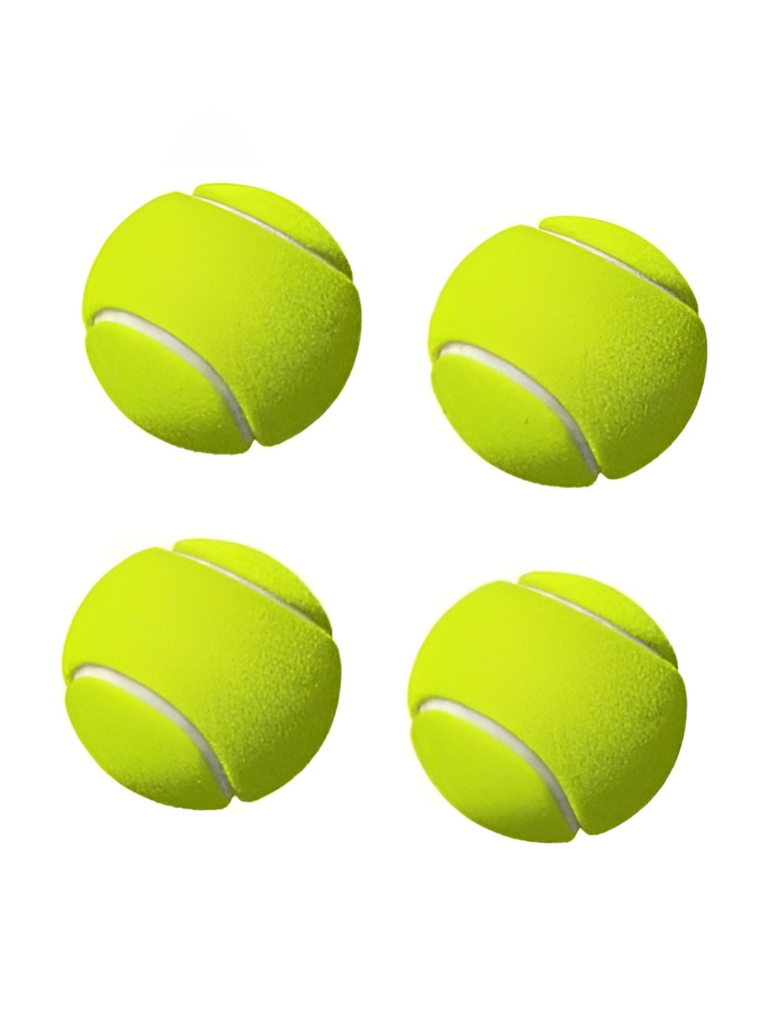 

HackerX Pack Of 4 Trainy Sports Tennis Ball, Green