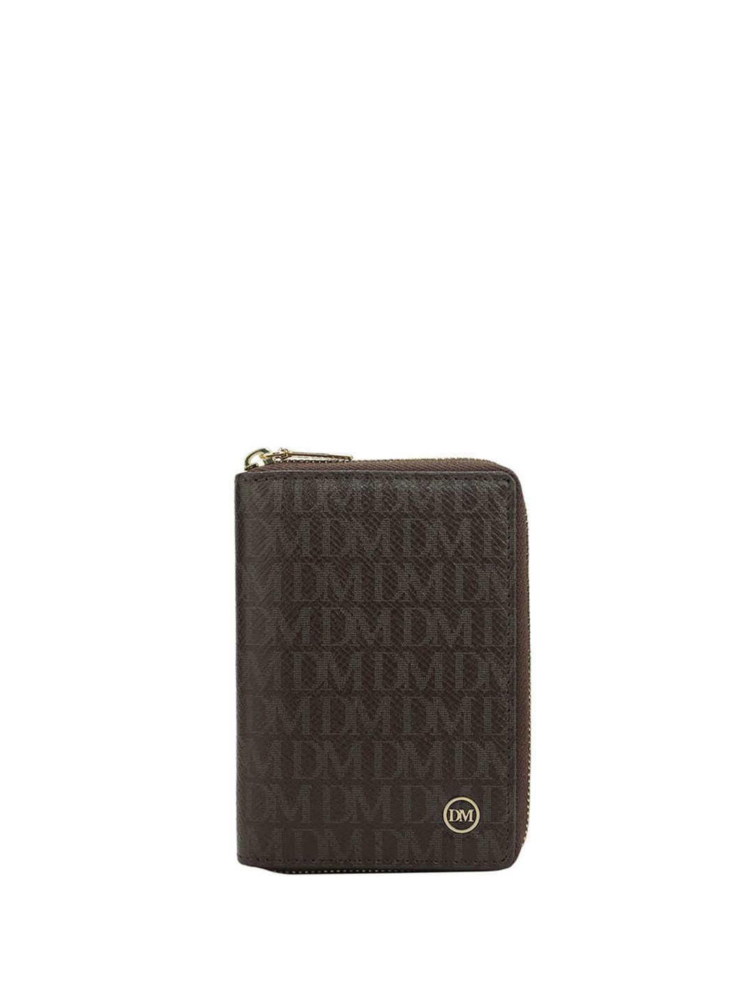

Da Milano Unisex Leather Card Holder, Brown