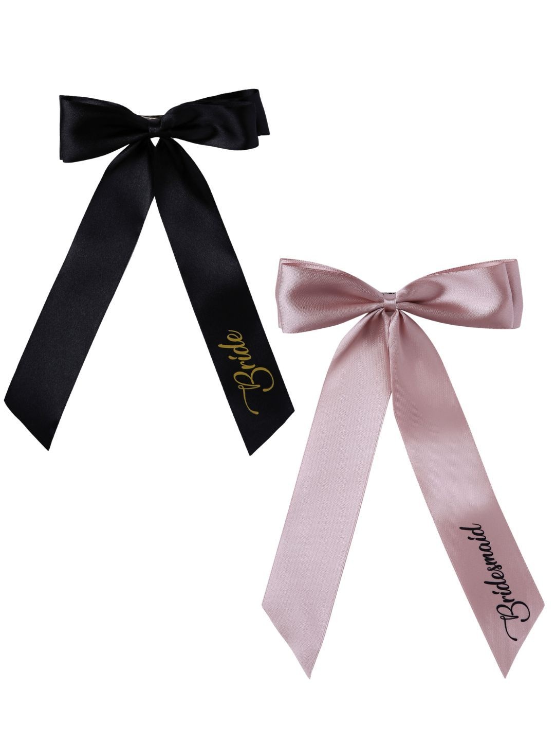 

Arendelle Women Set of 2 French Barrette, Black