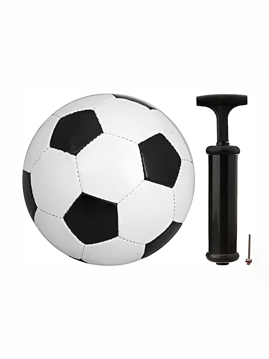 

HackerX Pebble Rugby Sports Football With Air Pump, Black