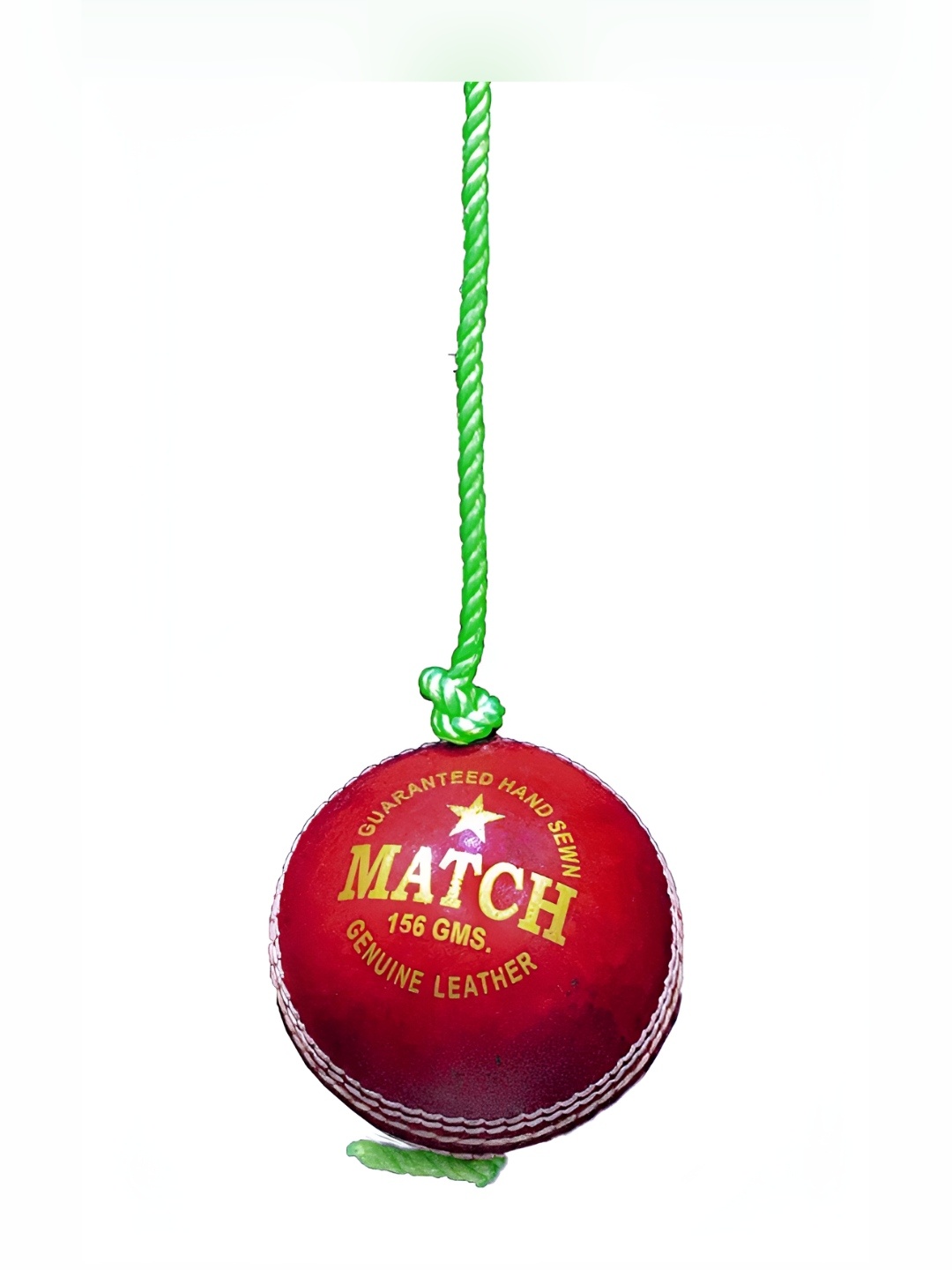

HackerX Printed Leather Cricket Hanging Ball, Red